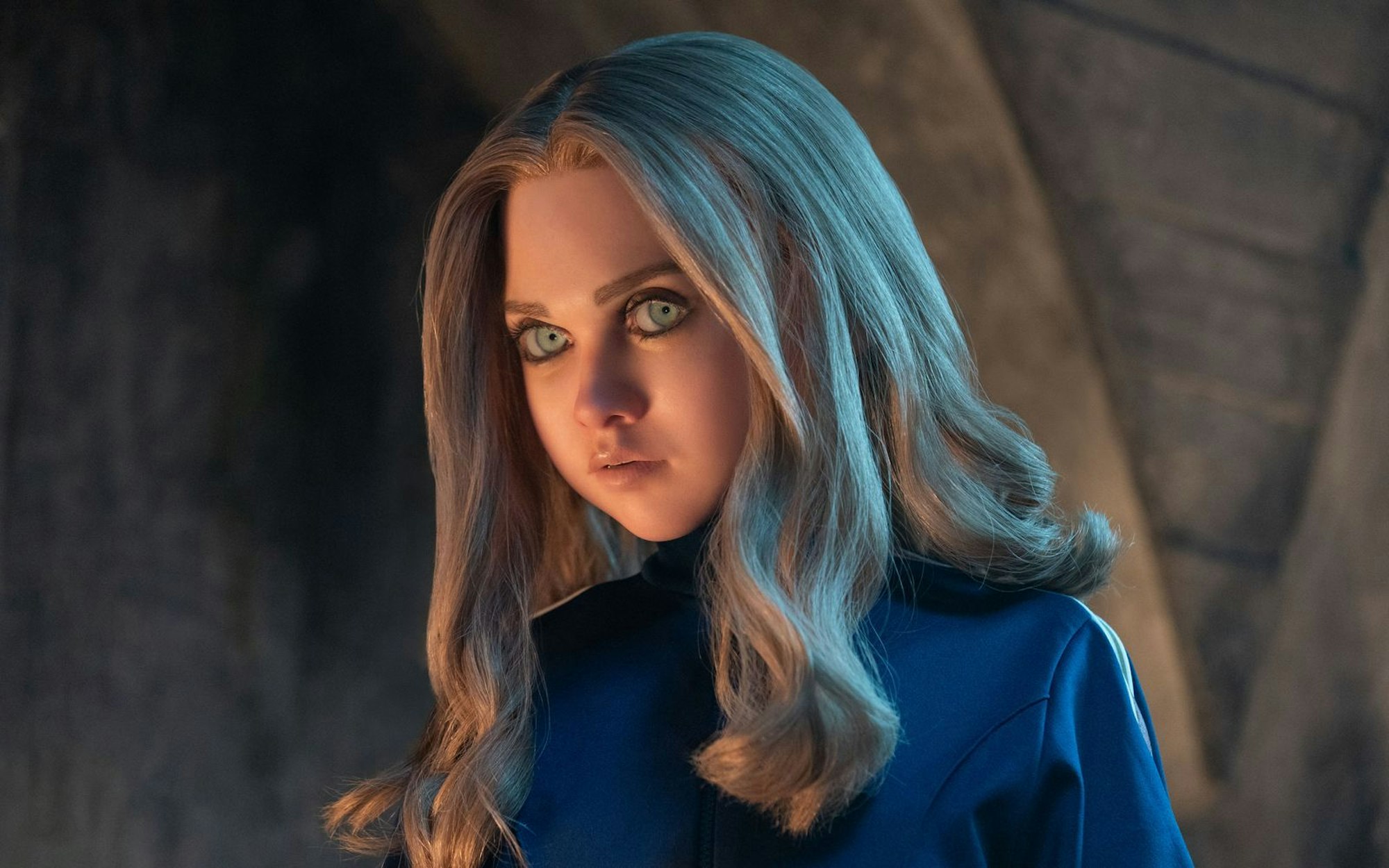 M3GAN (Amie Donald) ist wieder da, um eine noch bösere Künstliche Intelligenz aufzuhalten. (Bild: 2025 Universal Studios)