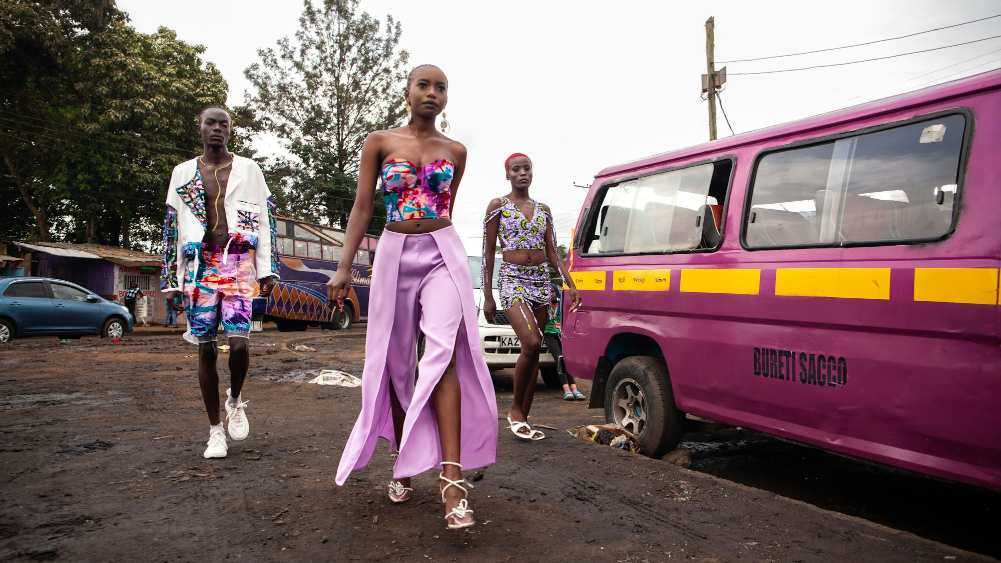 Kibera Fashion Week, Mode-Designer David Avido Ochieng will die Leute aus Kibera dazu inspireren, ihre eigene Kreativität zu entdecken.