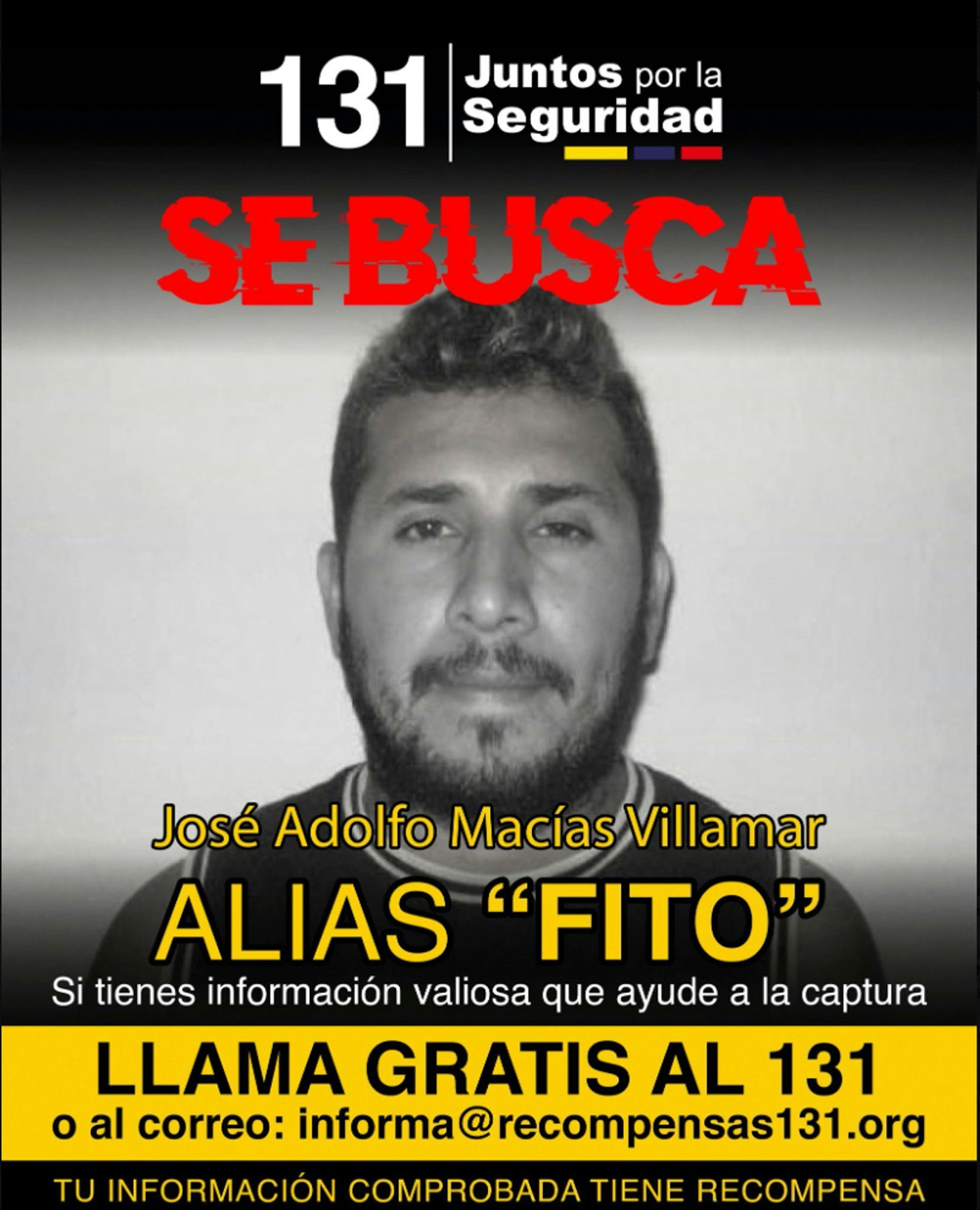 José Adolfo Macías Villamar, alias Fito, war der Anführer der mächtigen Bande Los Choneros. (Archivbild)