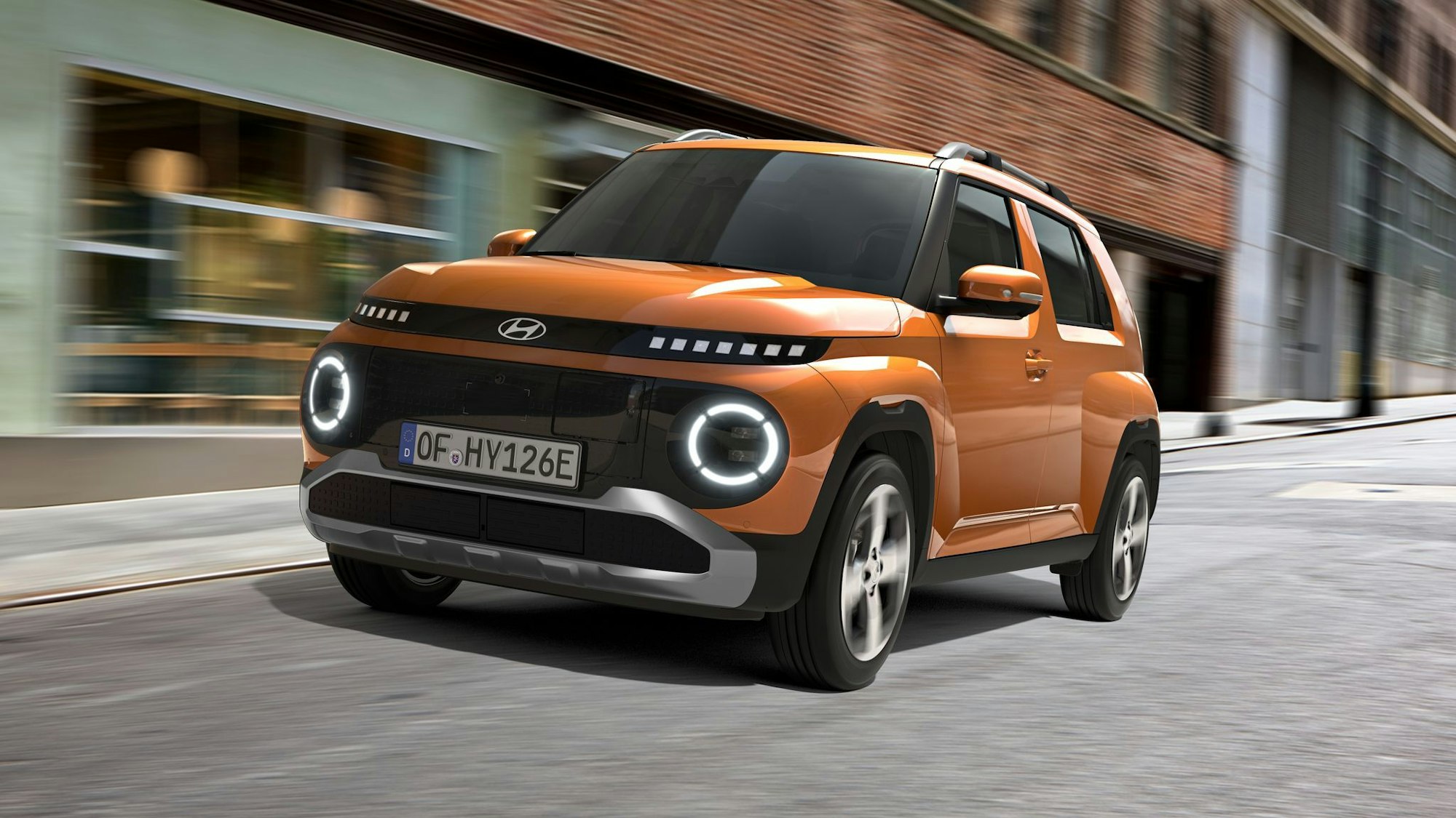 Kulleraugen voraus: Schnittiges Design trifft beim Hyundai Inster auf günstige Preise ab 23.900 Euro.