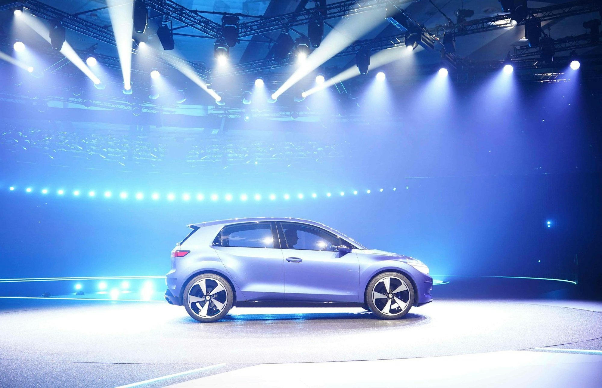 Ein Blick in die Zukunft: Hier präsentiert VW noch die Studie des «elektrischen Polo» ID.2.