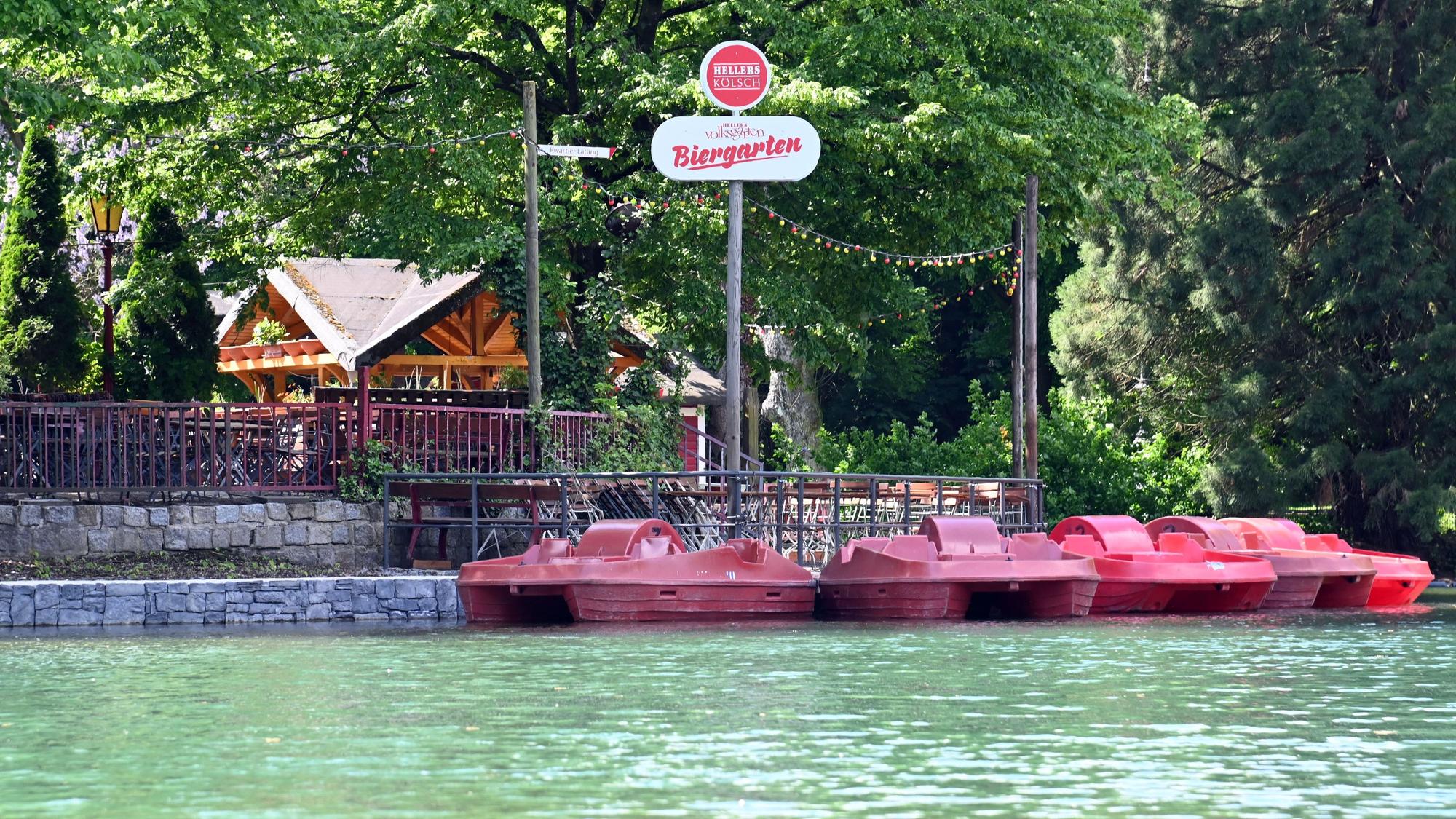 sanierter Volksgartenweiher