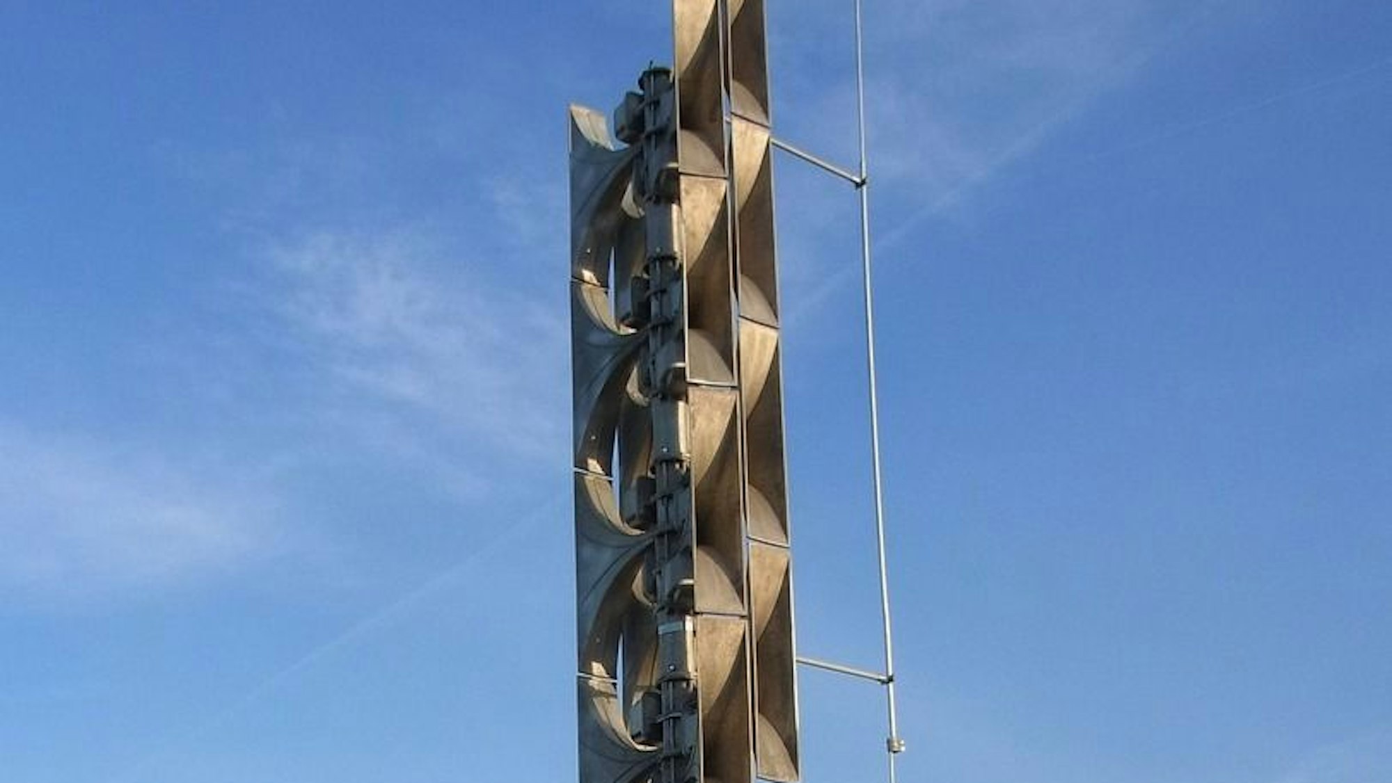 Sirenenanlage zur Warnung der Bevölkerung in Bonn. Insgesamt 57 Sirenen decken das gesamte bewohnte Stadtgebiet ab.