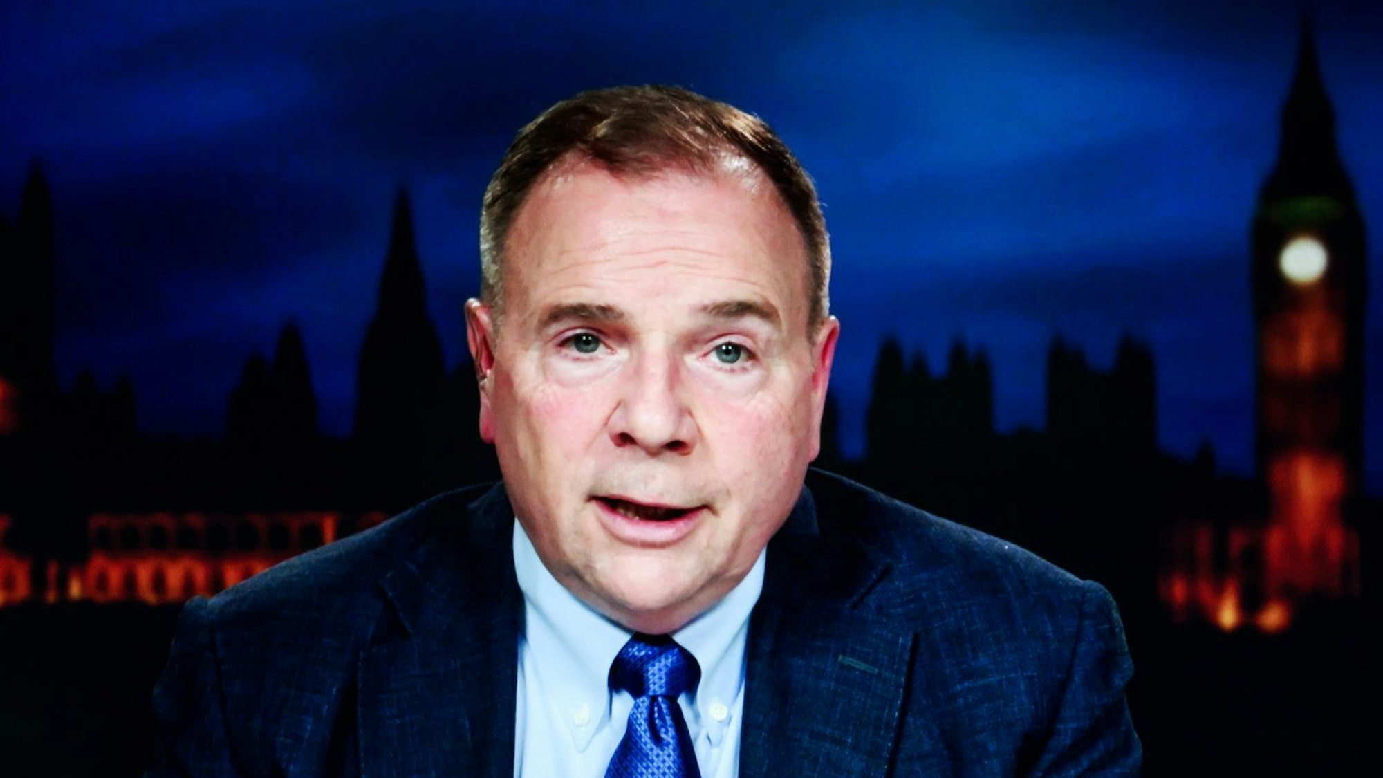 „Die EU macht sich zu viele Gedanken, was die USA machen“, meinte Ben Hodges, der ehemalige Oberkommandeur der US-Armee in Europa, der aus London ins ZDF-Studio zugeschaltet war. (Bild: ZDF / Jule Roehr)