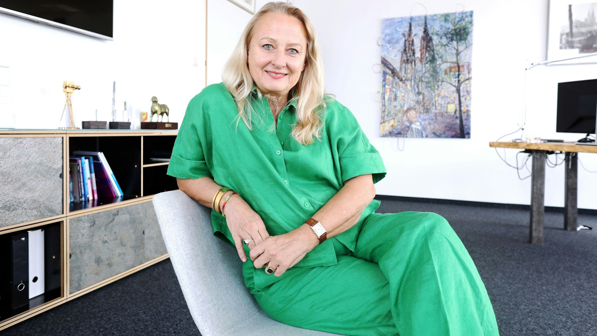 02.06.2025, Köln: Chefin der Ufa Show & Factual, Ute Biernat, zum Medienstandort Köln. Foto: Arton Krasniqi