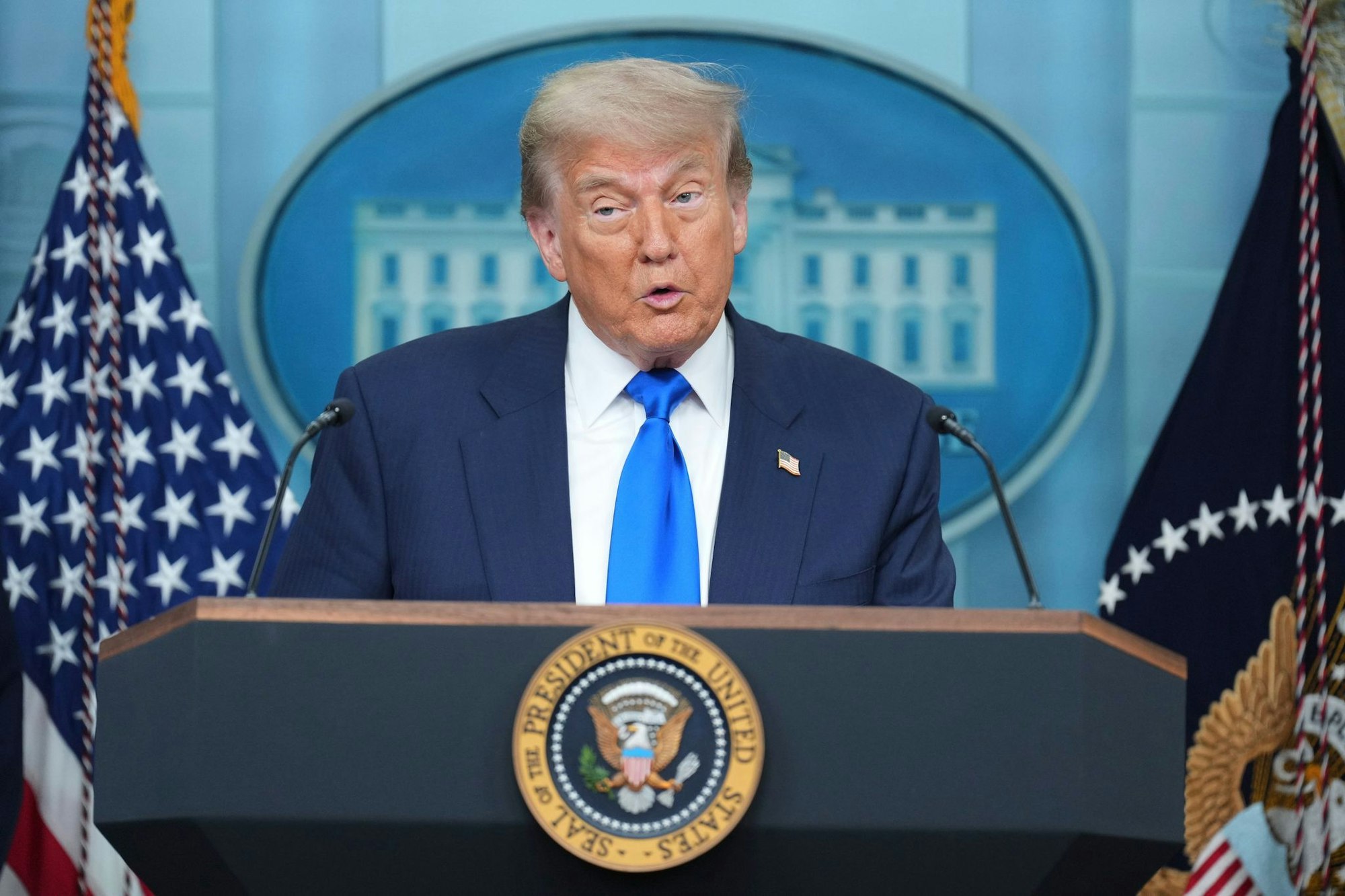 Trump feiert die Gerichtsentscheidung als «monumentalen Sieg».