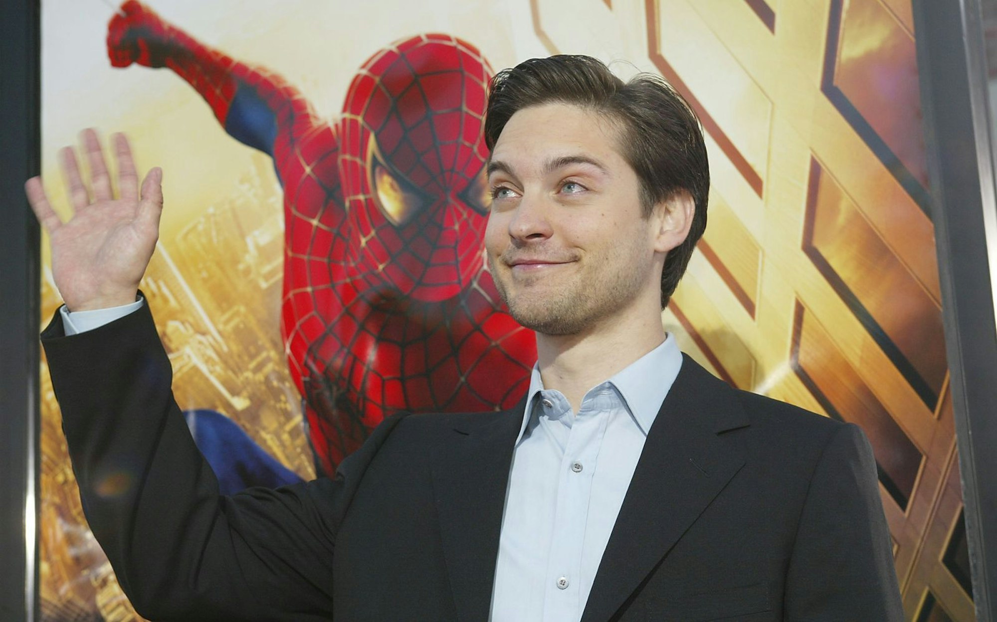 2002 grüßte er noch als „freundliche Spinne aus der Nachbarschaft“: Tobey Maguire war im Hollywood-Olymp, doch danach wurde es immer ruhiger um den einstigen „Spider-Man“-Darsteller. (Bild: Kevin Winter)