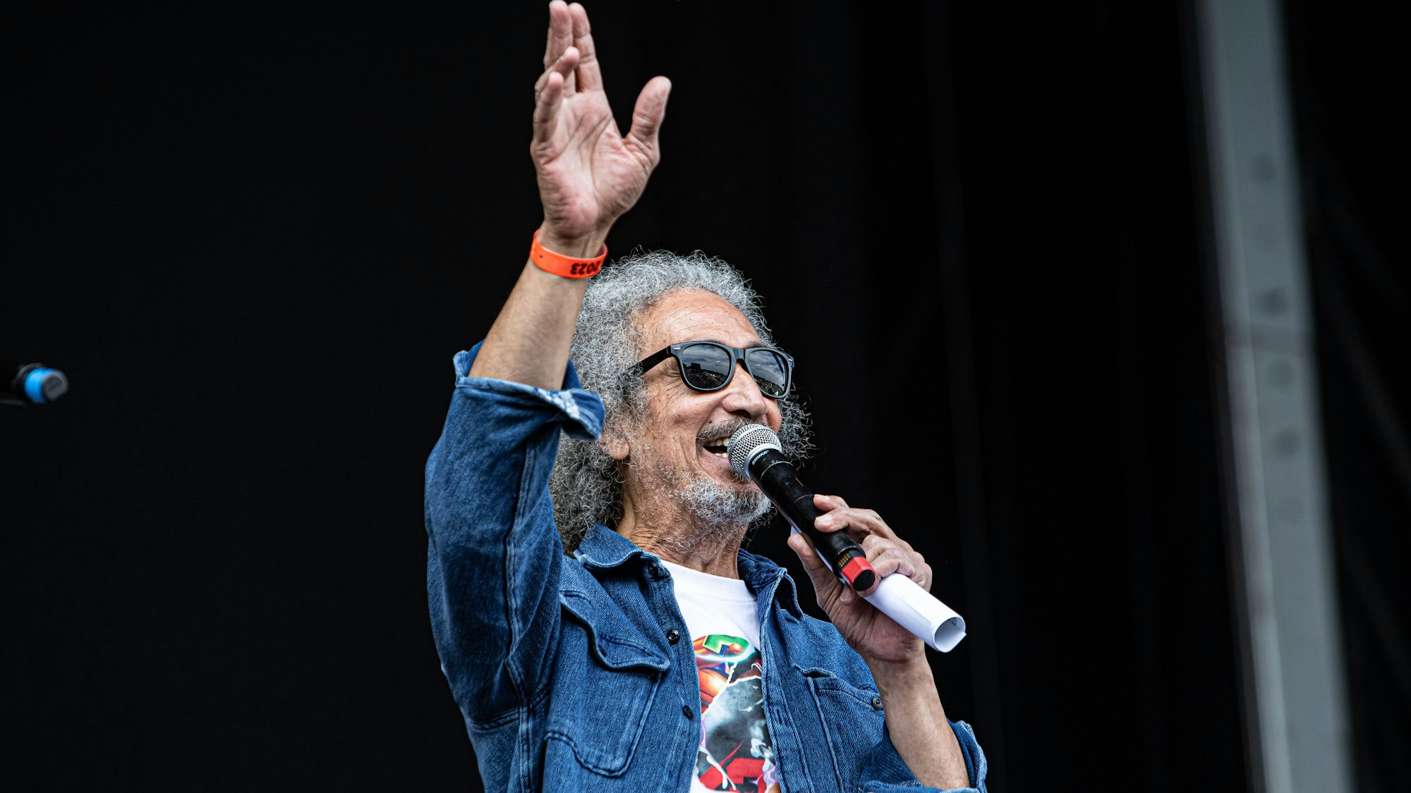 Moderator und Reggae-Musiker Andrew Murphy ist ein Urgestein des Summerjam.