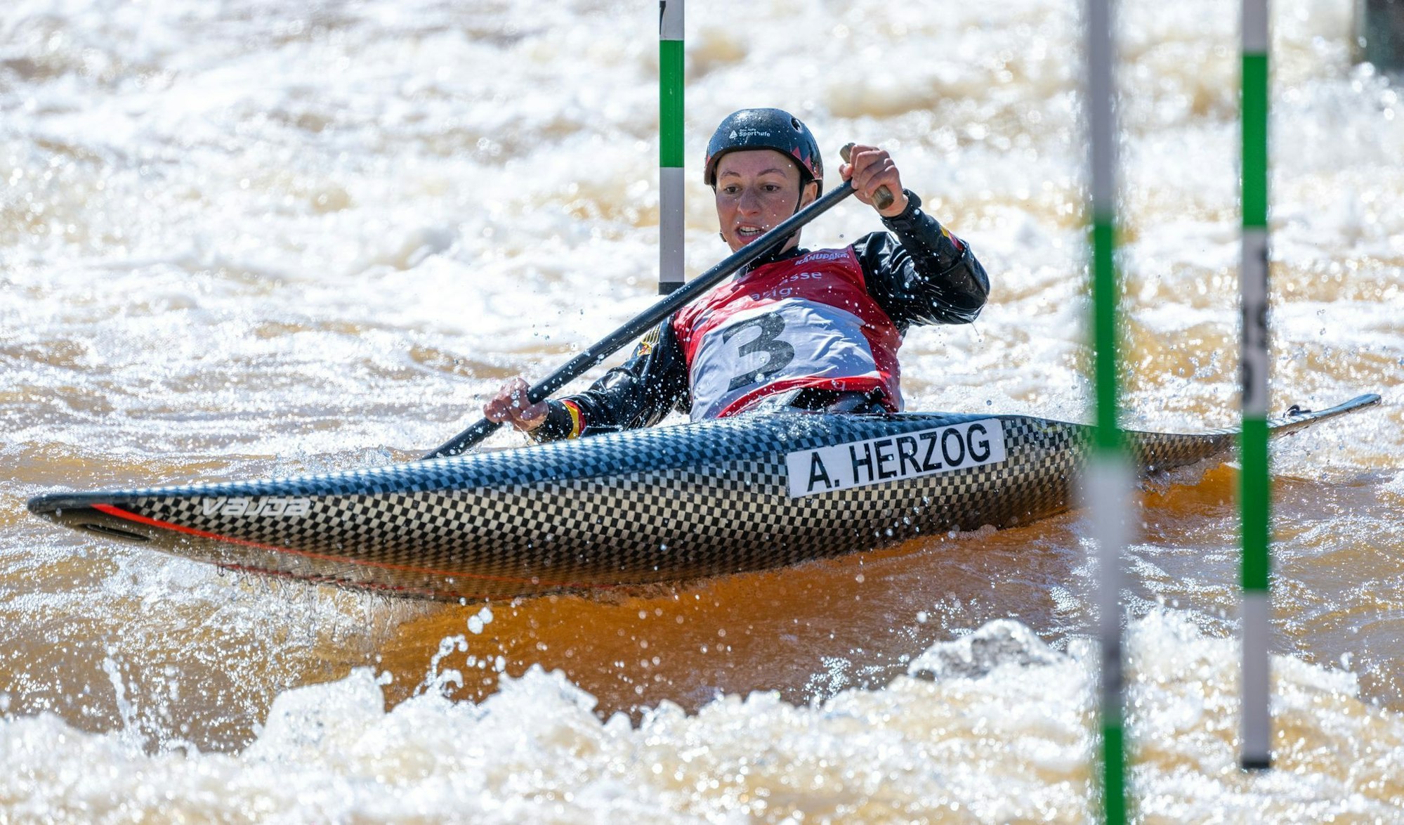Andrea Herzog belegte beim Weltcup in Prag erneut den dritten Rang.