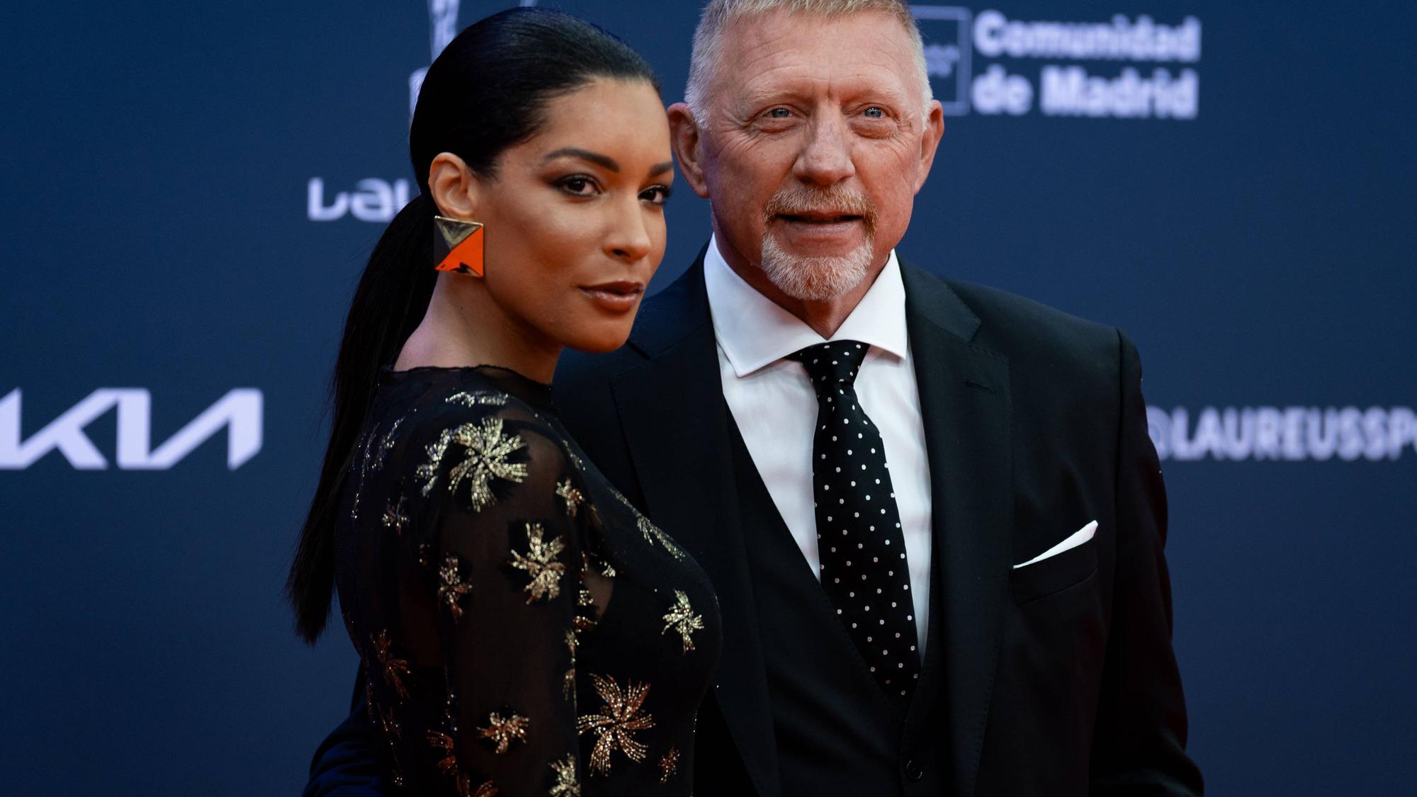 Boris Becker und seine Lilian de Carvalho Monteiro (hier am 21. April in Madrid). Becker wird zum fünften Mal Vater.