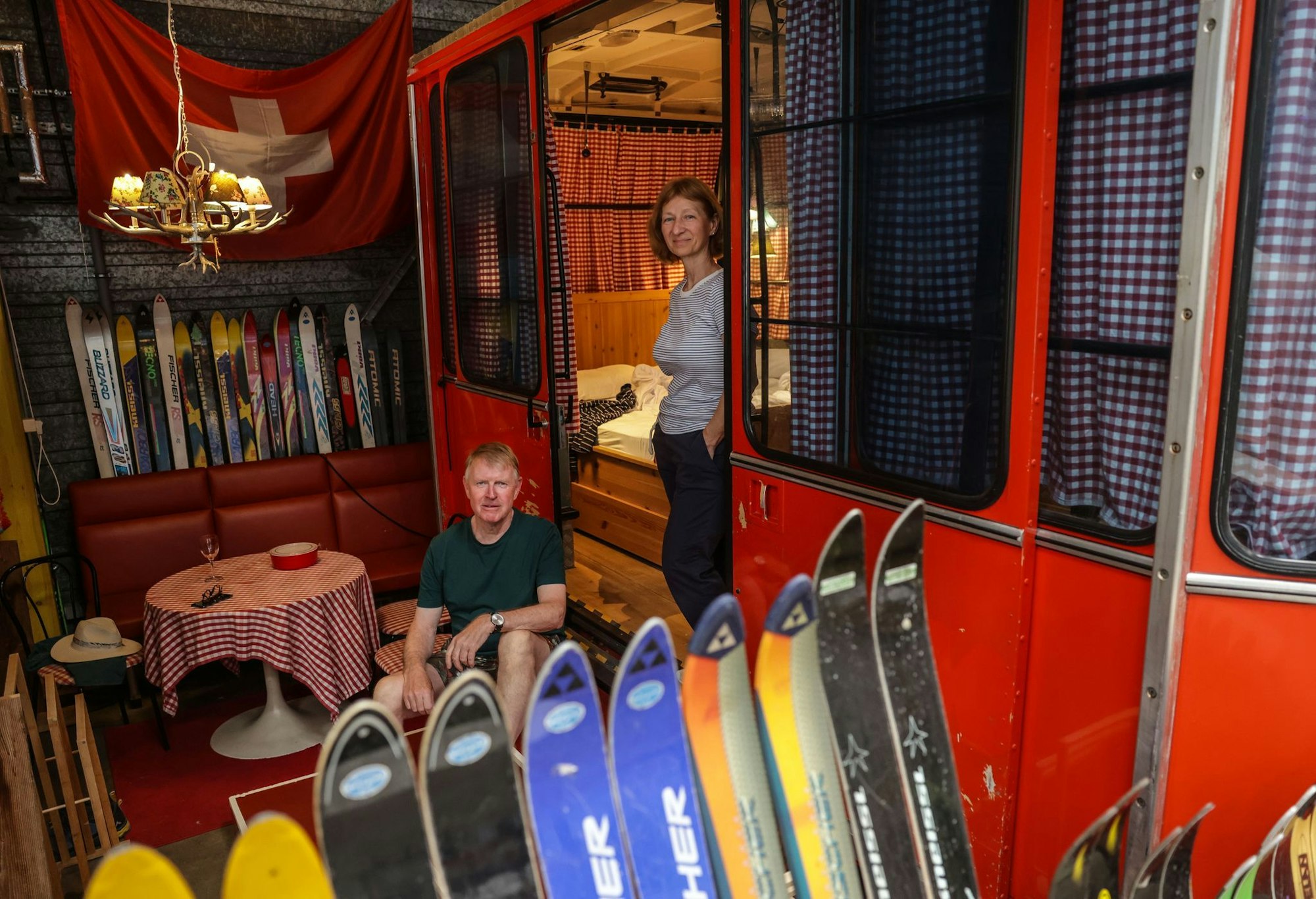 Paul Starrach aus Gießen ist versierter Camper. Die Indoor-Version erlebt er erstmals - und ist begeistert.