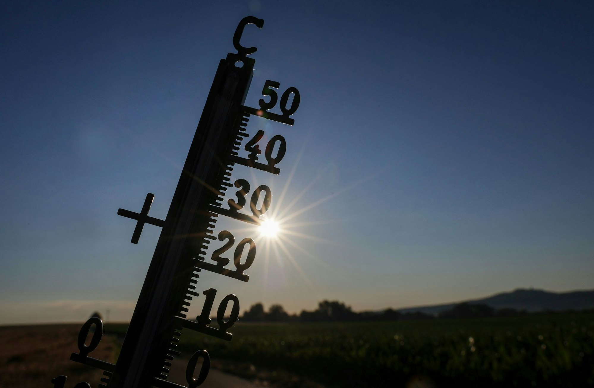 Im Laufe der Woche wird laut DWD nahezu bundesweit die 30-Grad-Marke geknackt.