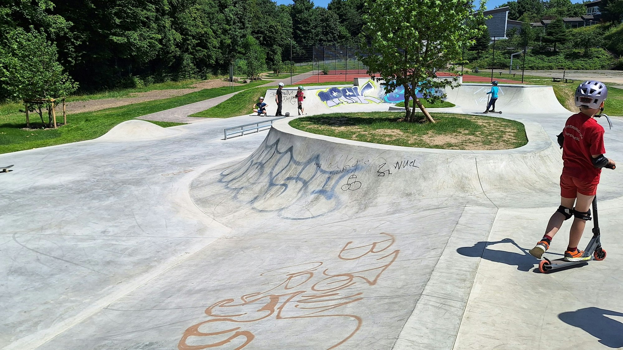 Die neue Skateranlage im Hagen