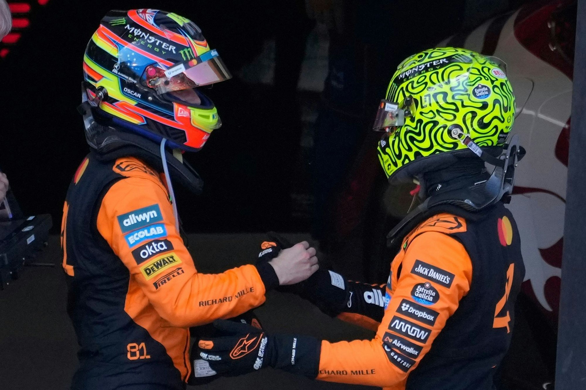 Nicht zu schlagen: Das McLaren-Duo.