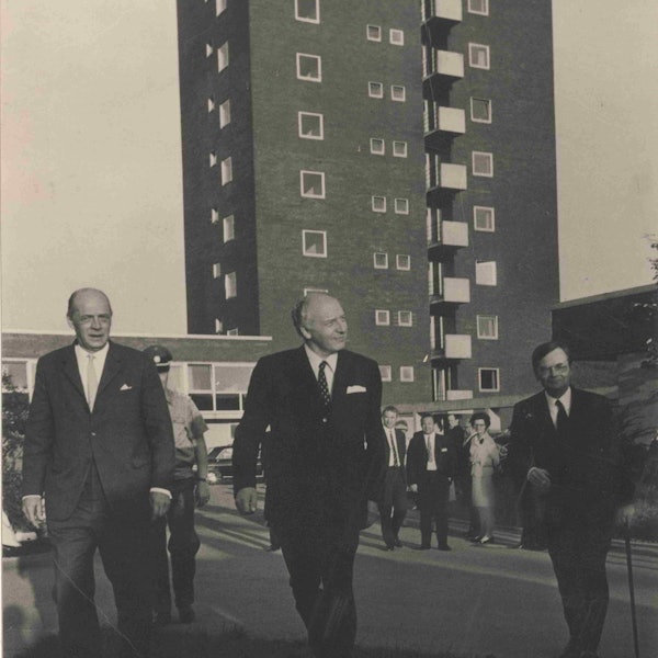 Prominenter Besuch: Bundespräsident Walter Scheel besuchte die Akademie öfter.