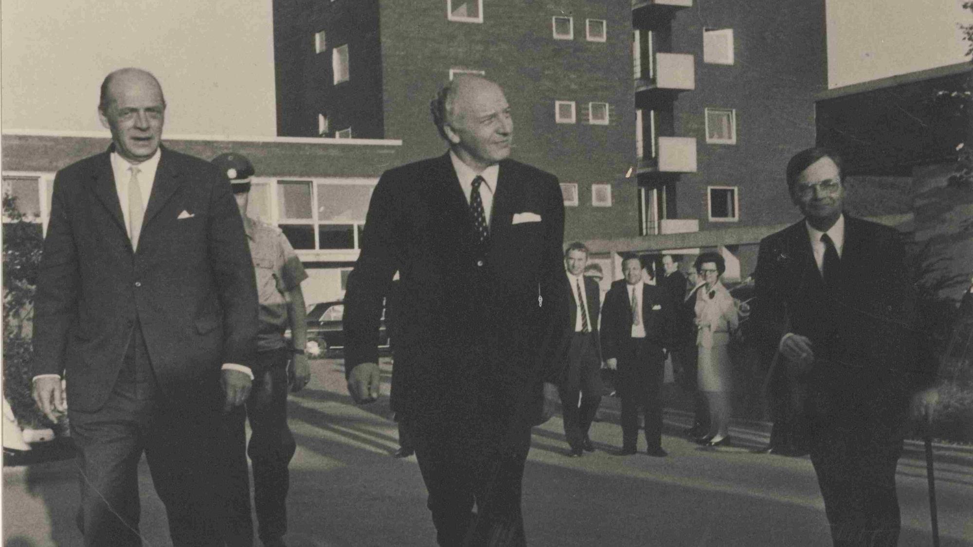 Prominenter Besuch: Bundespräsident Walter Scheel besuchte die Akademie öfter.