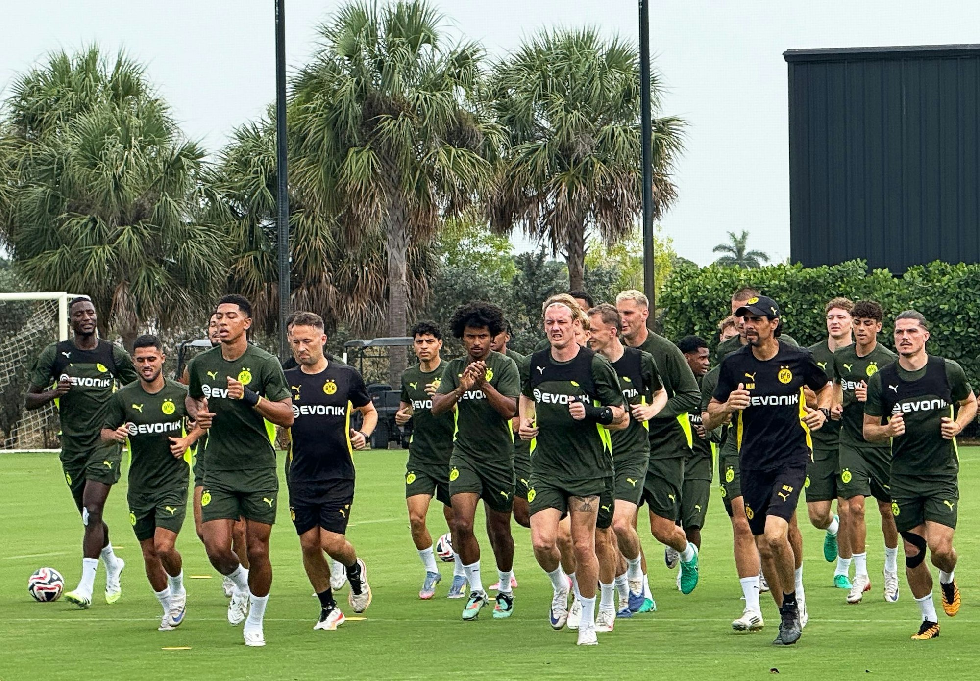 Auf das Achtelfinale bereitete sich Borussia Dortmund noch in Florida vor