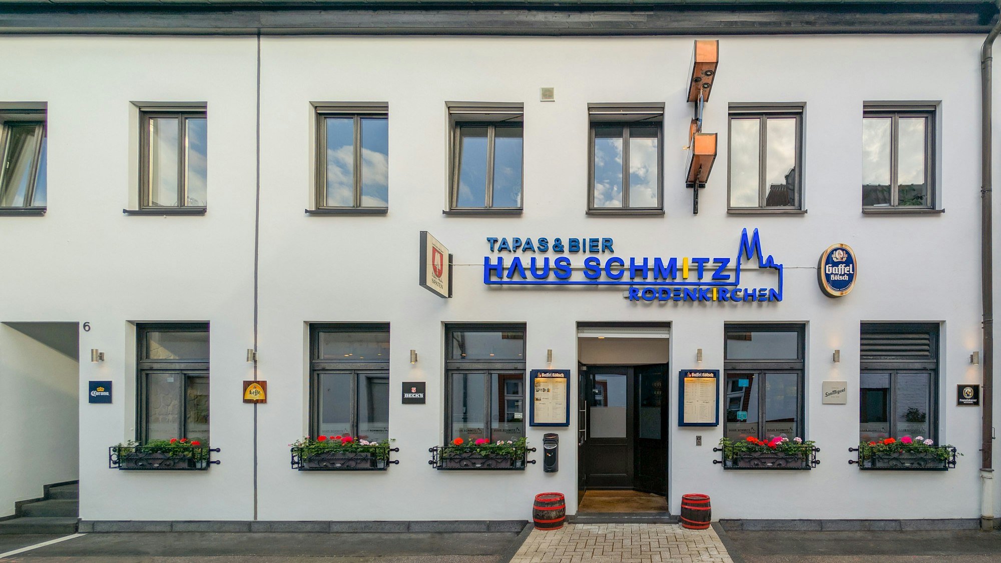 Die Frontanischt vom neuen Haus Schmitz.