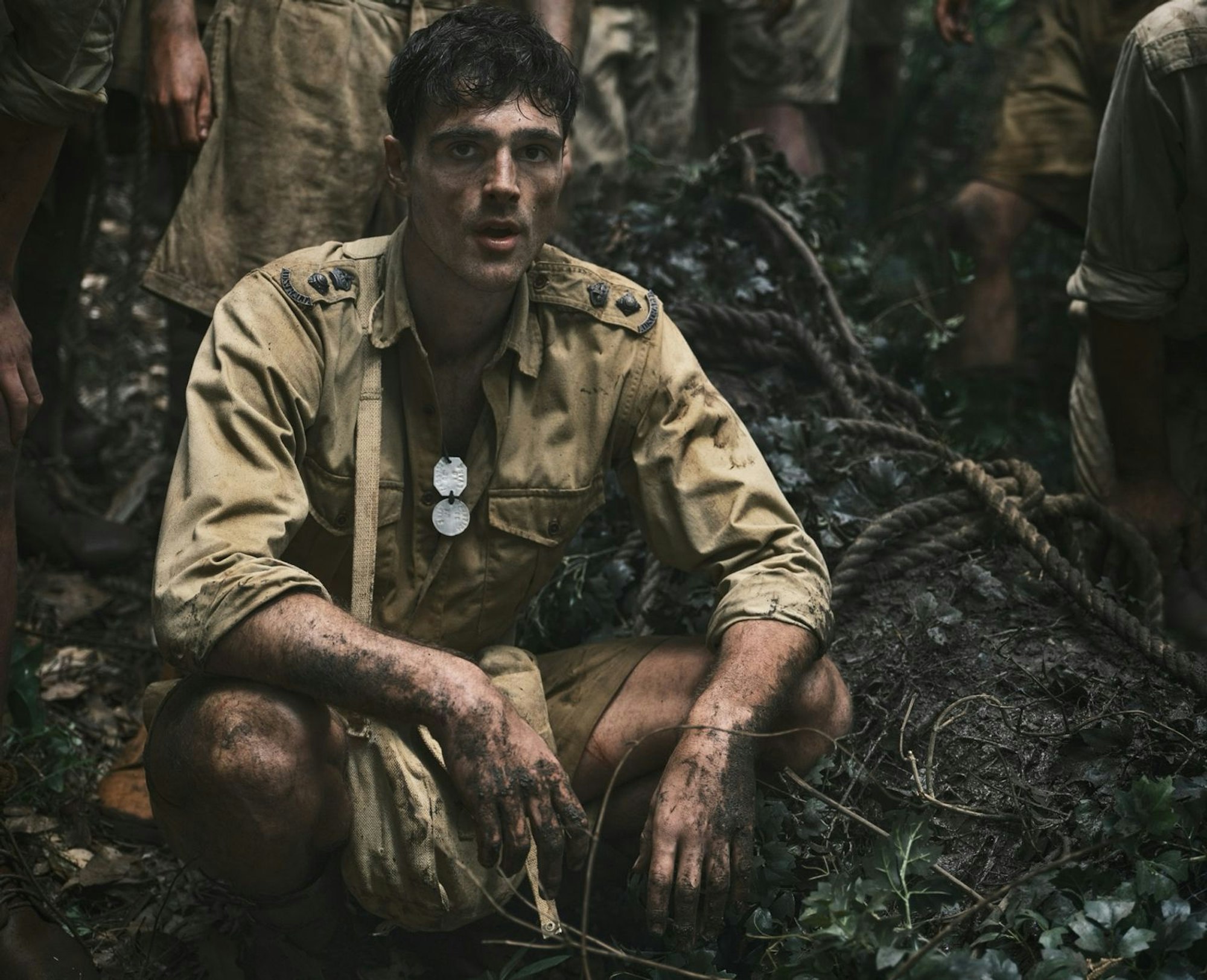Dorrigo Evans (Jacob Elordi) hat als Kriegsgefangener nur ein Ziel: überleben. (Bild: Sky/Curio)