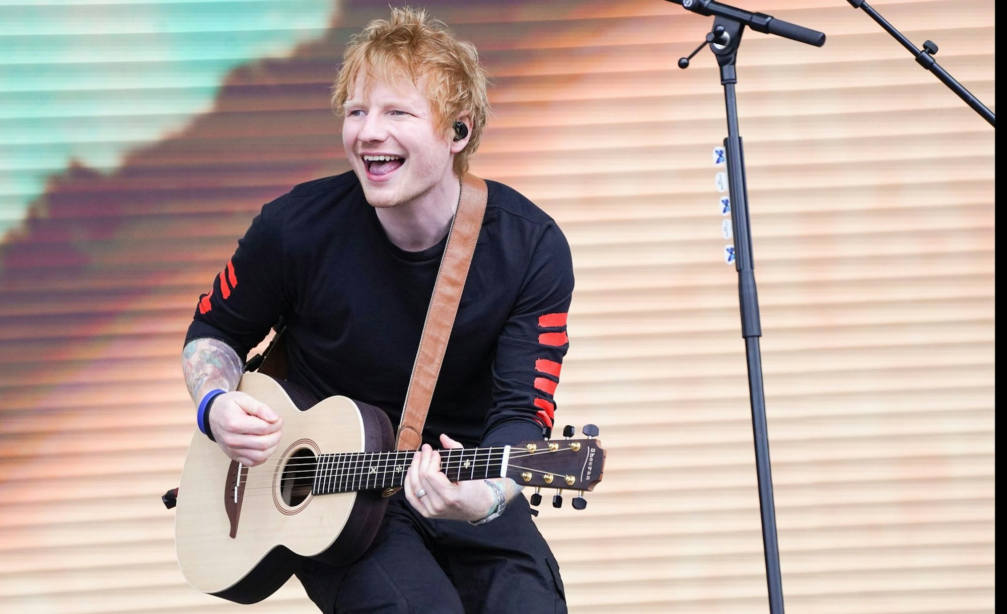 Ed Sheeran ist gerade auf Tour.
