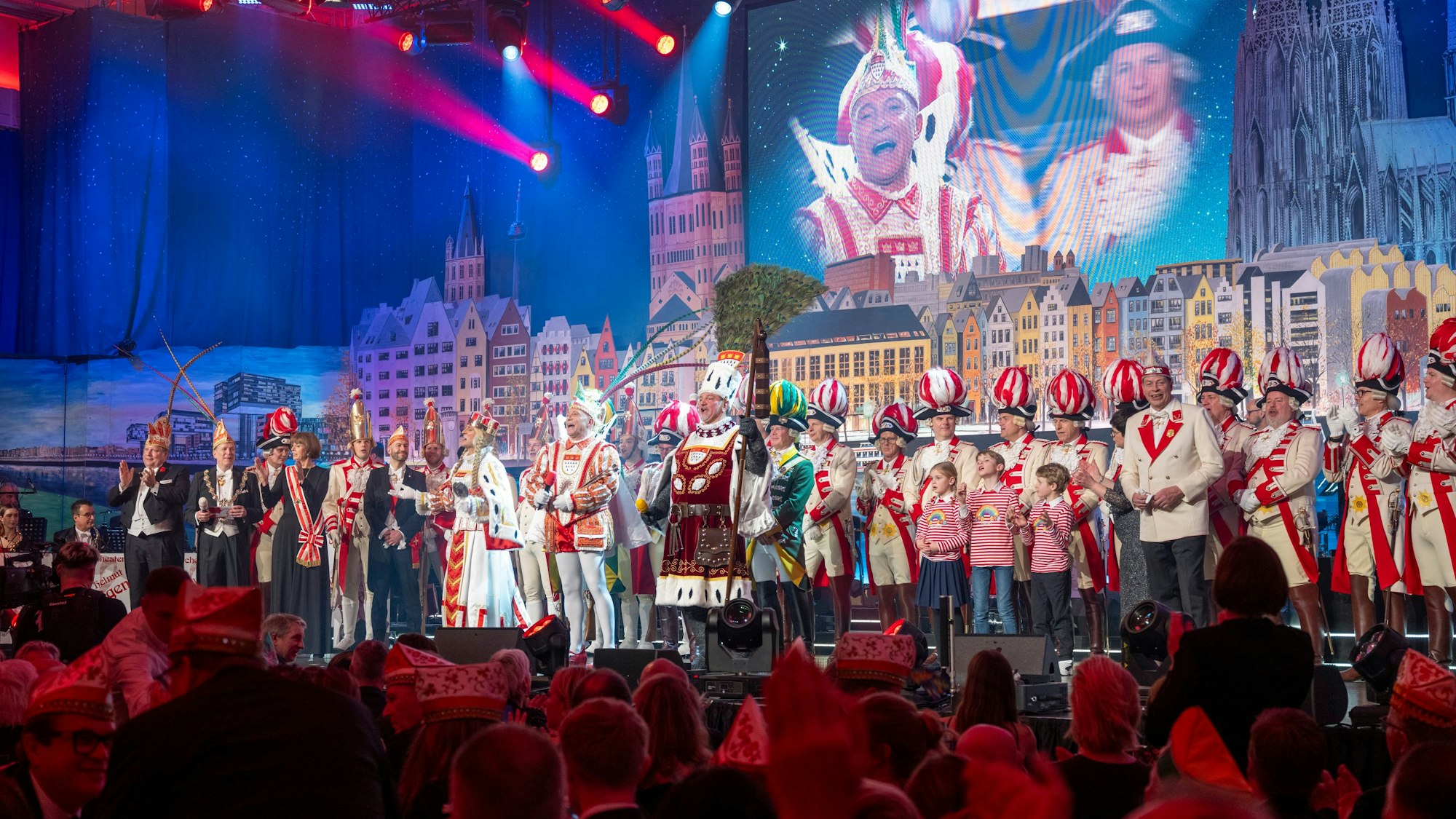 10.01.2025, Köln: Proklamation des Kölner Dreigestirn 2025 im Gürzenich. Foto: Uwe Weiser