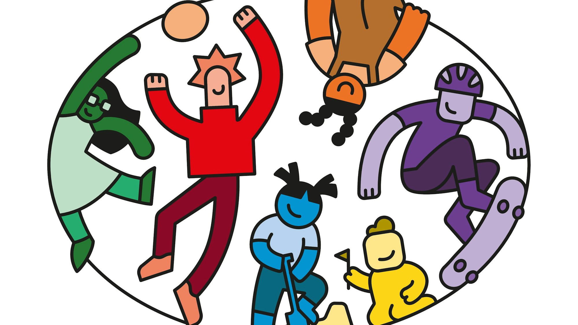 Das neue Schild der Stadt Köln für die Spiel- und Aktionsflächen.