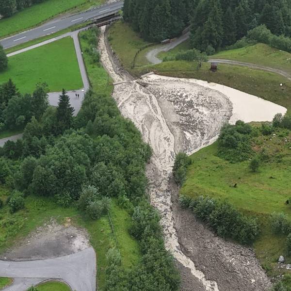 In Österreich herrscht nach einem Unwetter in der Tiroler Gemeinde akuter Murenalarm.