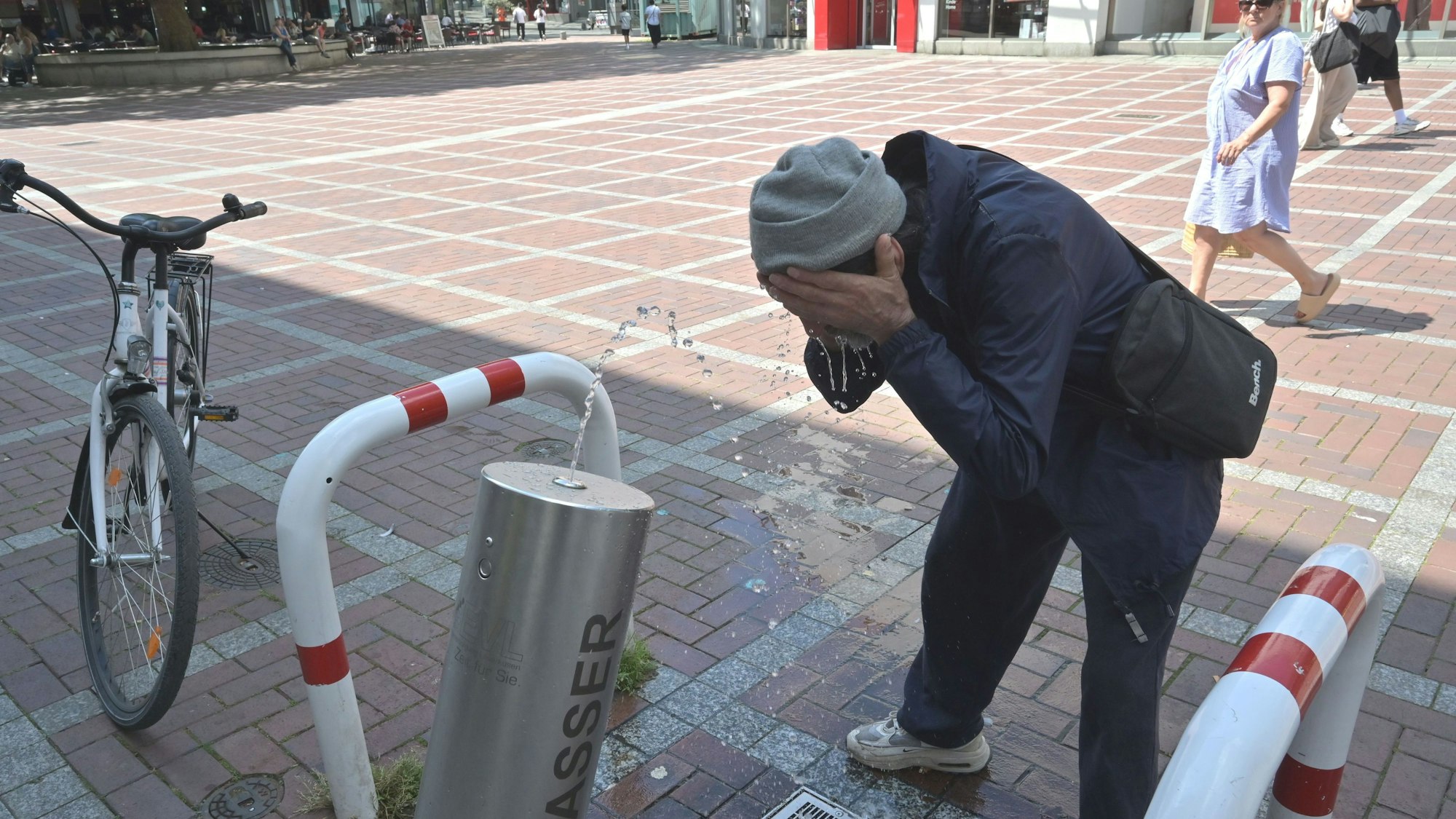 Hitze in Leverkusen Bild: Ralf Krieger