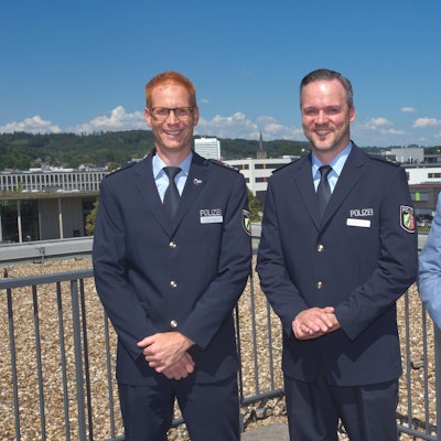 Von links nach rechts zu sehen sind: David Clemens, Stefan Mitschke und Jochen Hagt.
