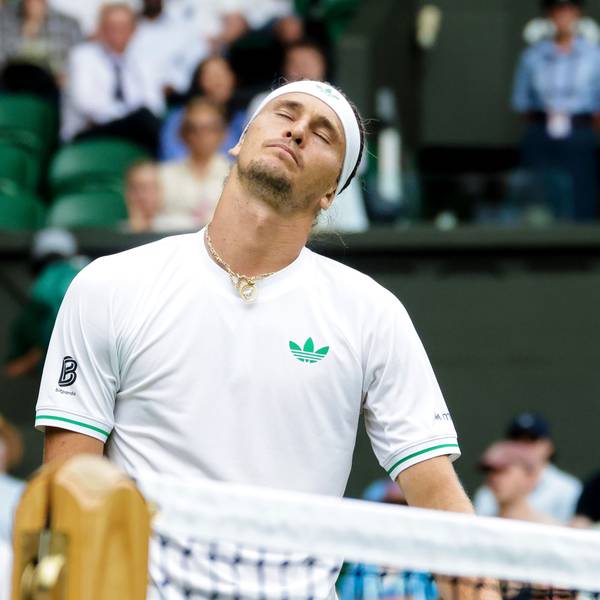 Alexander Zverev machte in Wimbledon früh den Abflug.