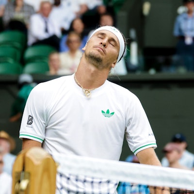 Alexander Zverev machte in Wimbledon früh den Abflug.