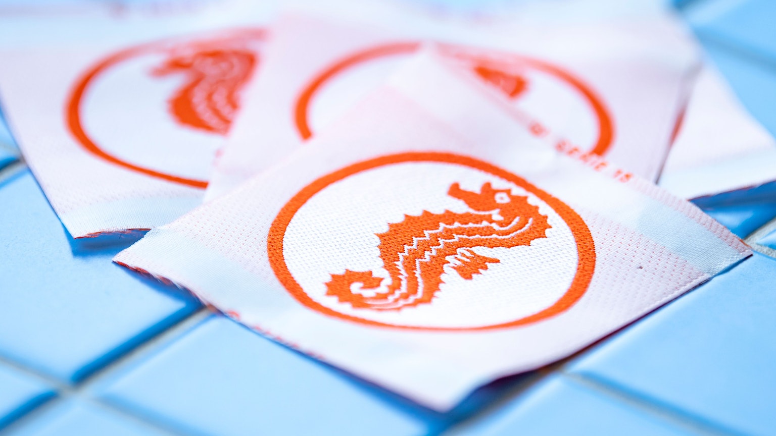 ARCHIV - 29.07.2021, Berlin: Abzeichen des Schwimm-Anfängerzeugnis "Seepferdchen". (zu dpa: «Seepferdchen-Gutscheine werden nur zögerlich angenommen»)