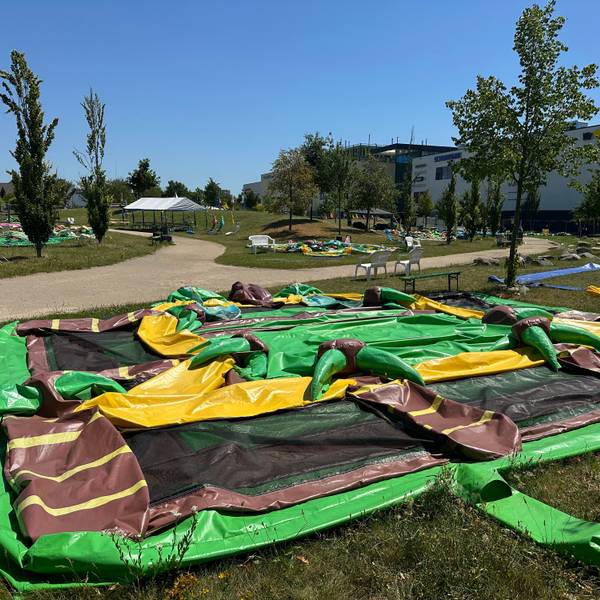 Der Dinopark im Huma ist wegen der Hitze geschlossen.