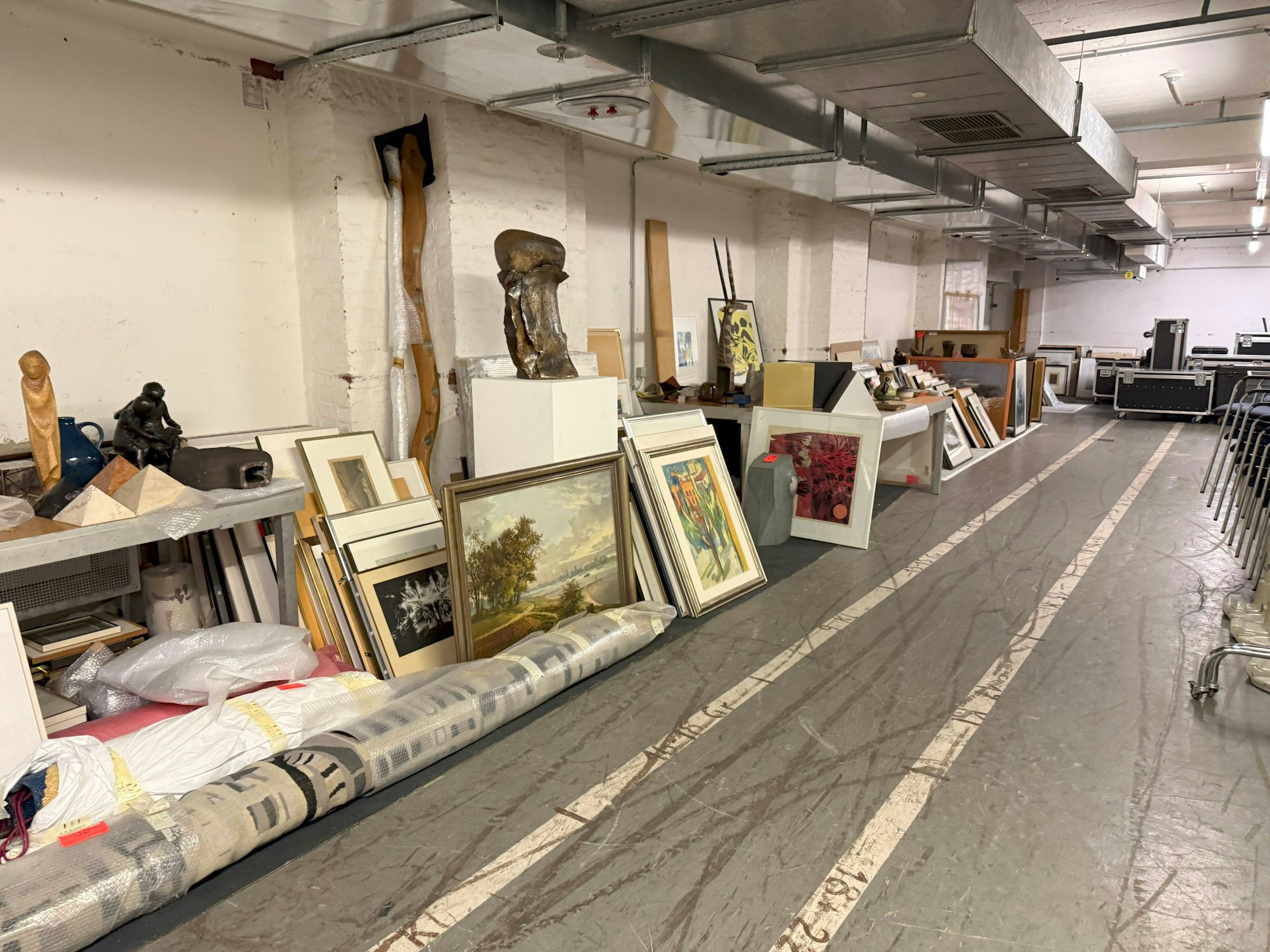 Im Bauch des Erholunghauses schlummerten mehr als 1000 Werke.