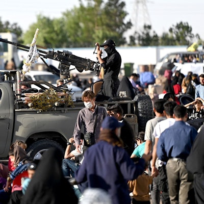 Bewaffnete Taliban an der Grenze zwischen Afghanistand und Iran. (Symbolbild)