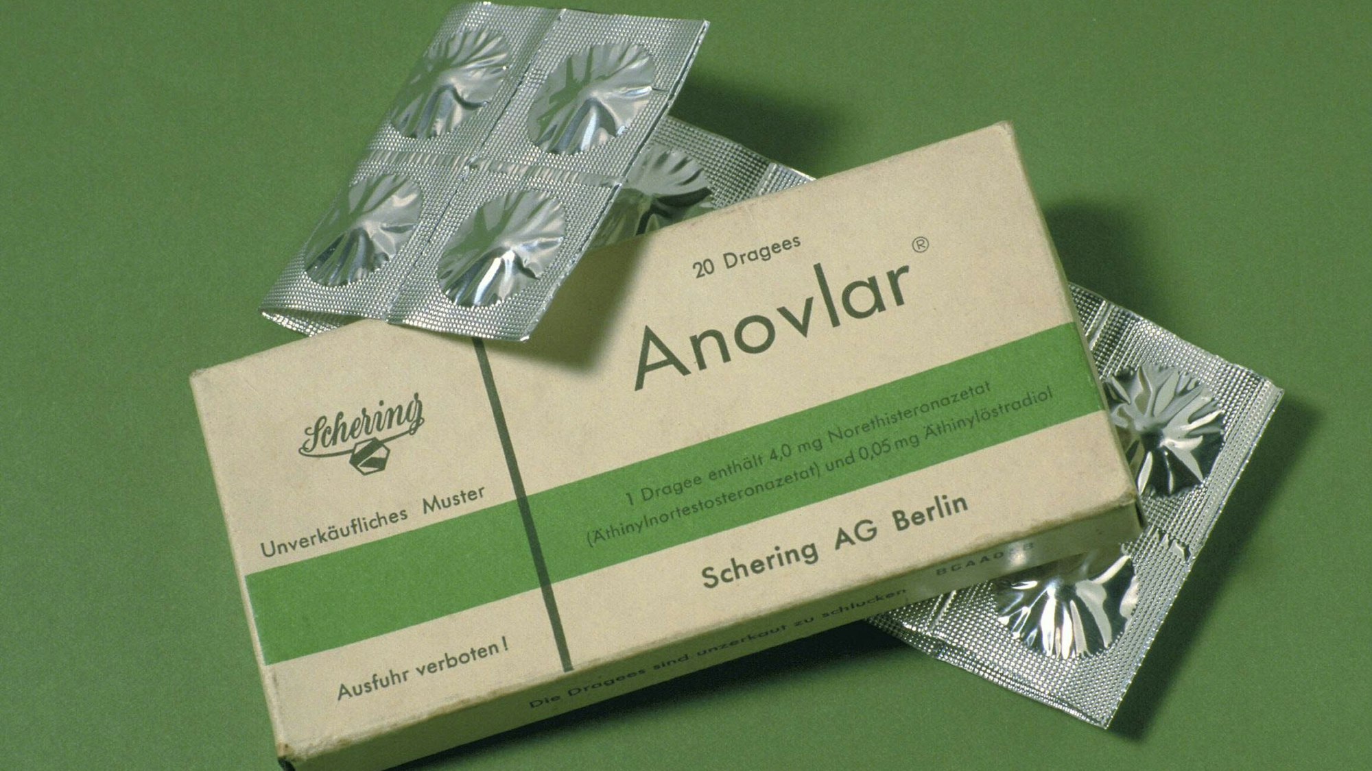 Schering Archiv/Bayer AG: Erste Pille, die 1961 in deutschland auf den Markt kam