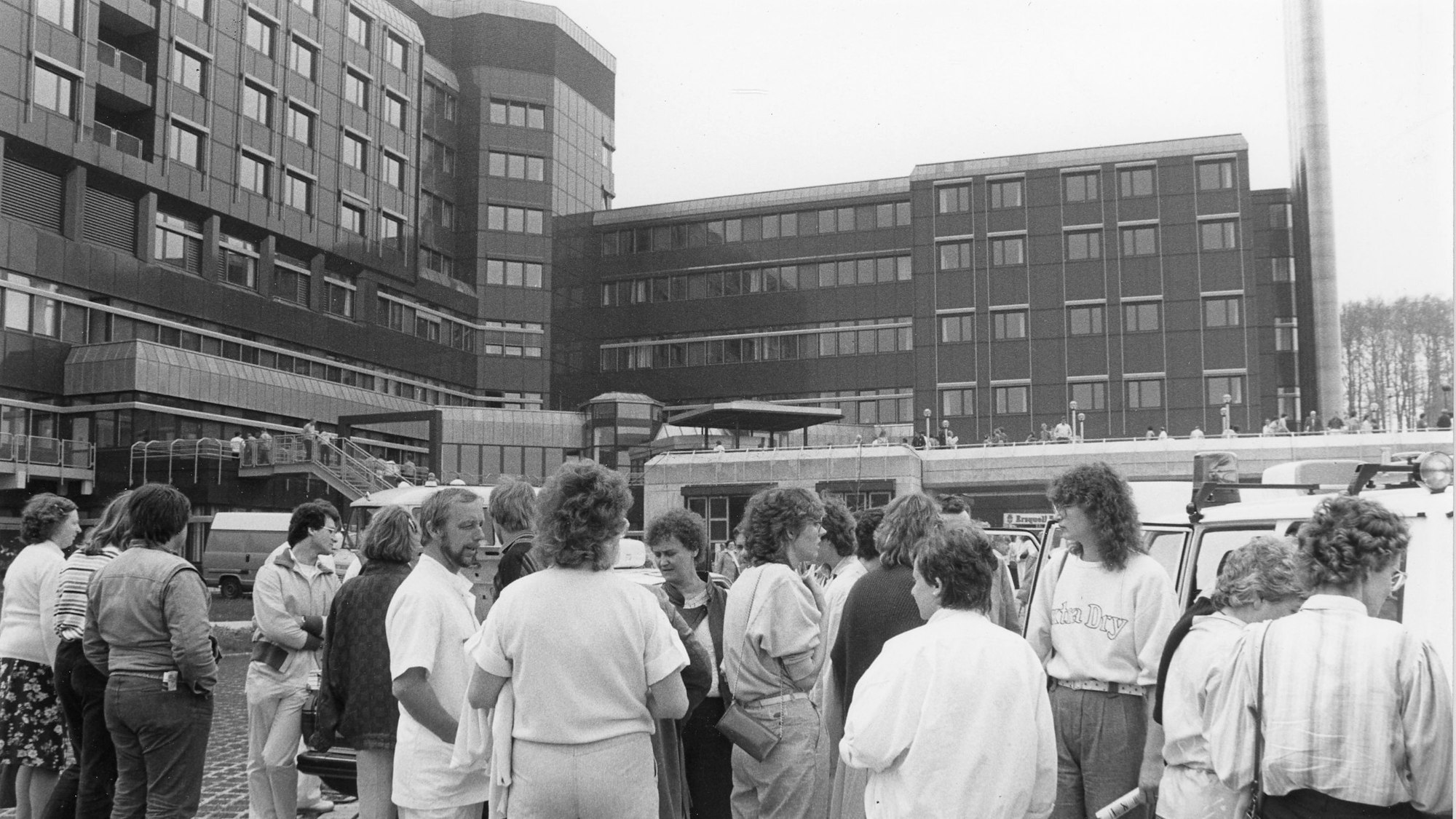 Eine alte Schwarz-Weiß-Aufnahme.