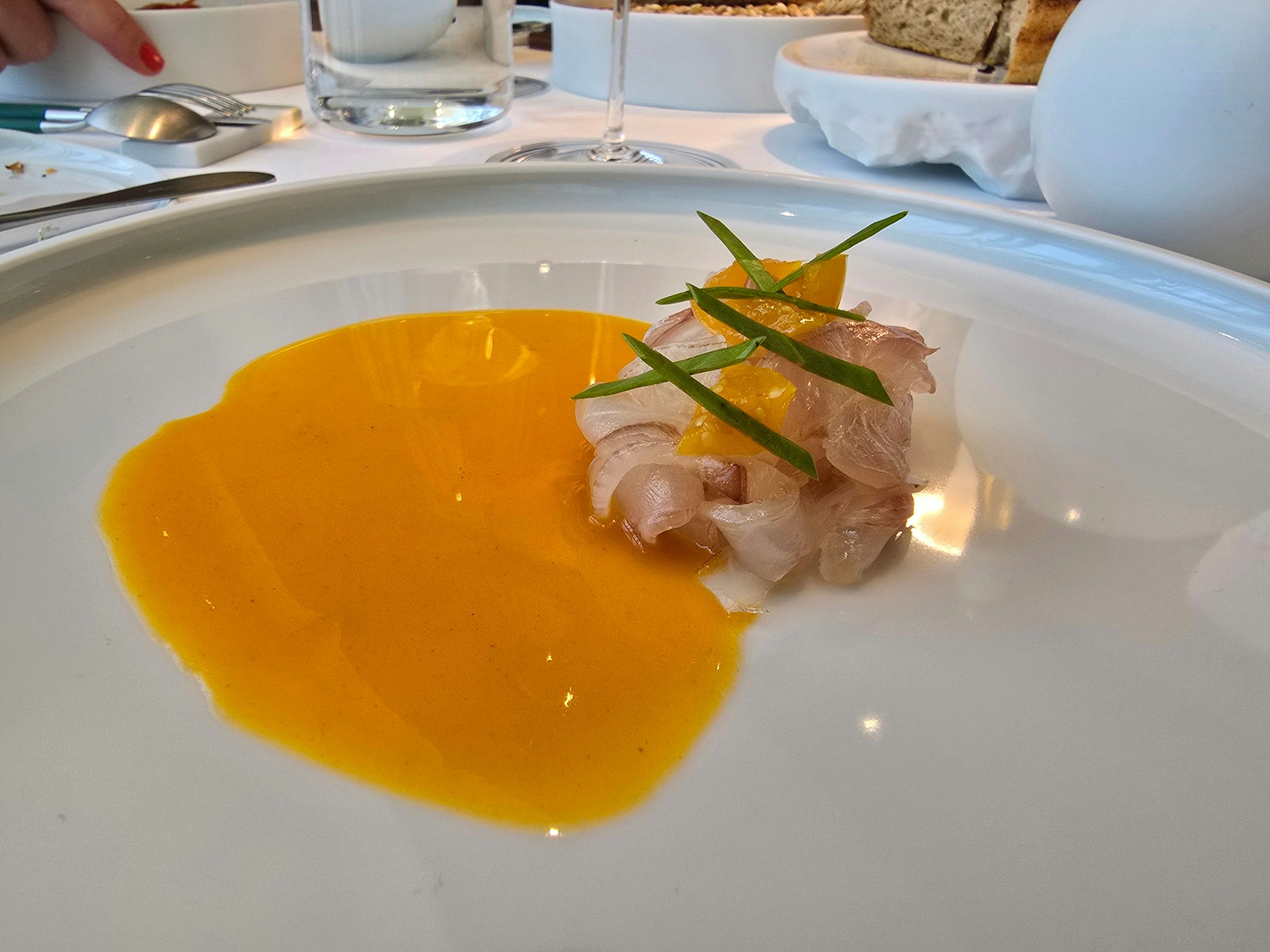 Physalis und Dorade