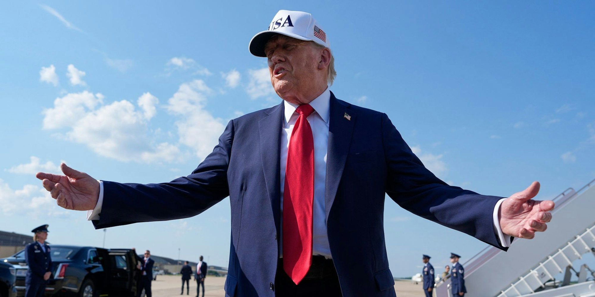 US-Präsident Trump glaubt an die Gesprächsbereitschaft des Irans.