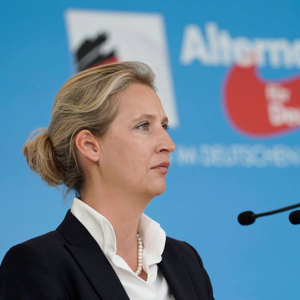 Das Bild zeigt die AfD-Vorsitzende Alice Weidel. Foto: imago images/Political-Moments