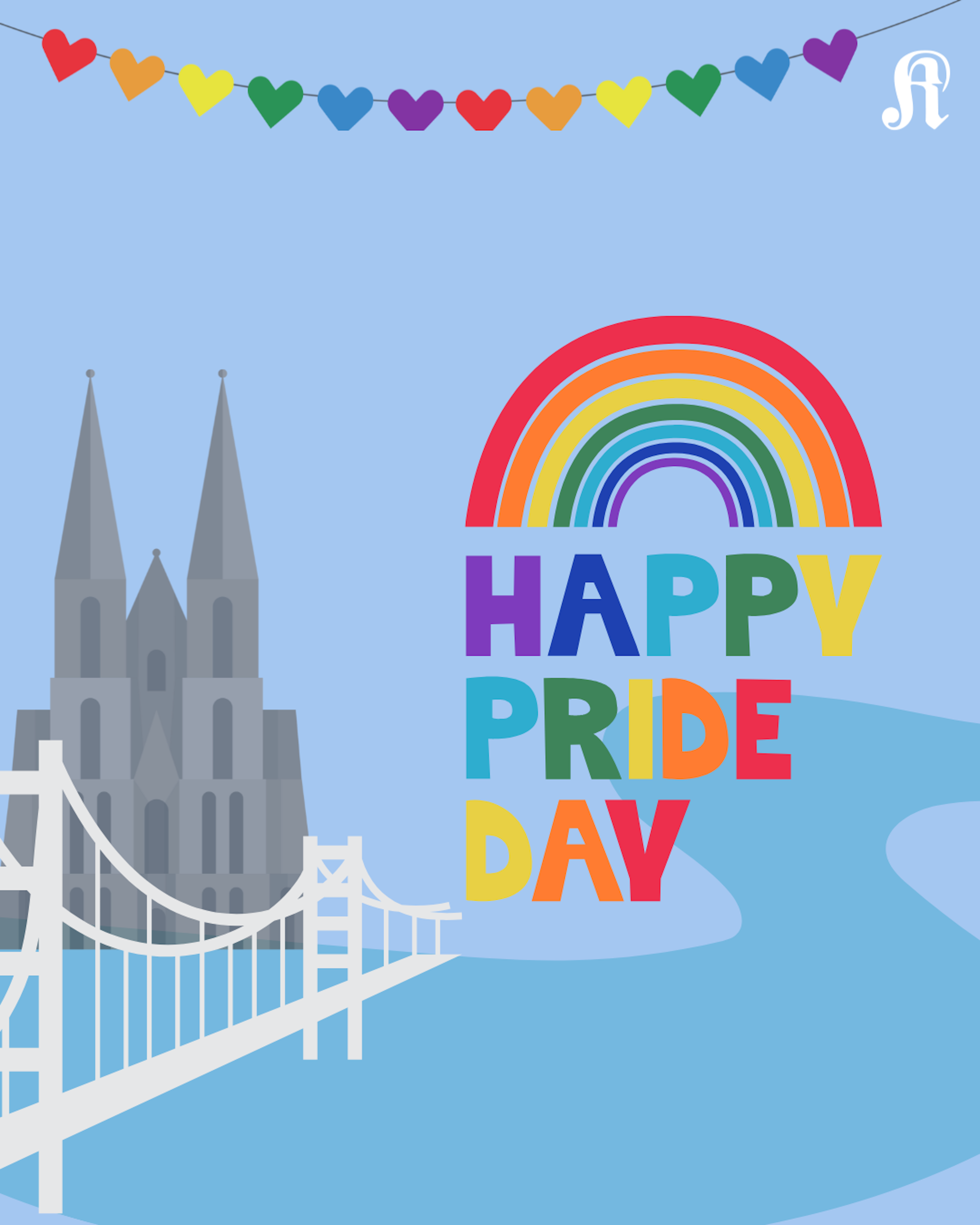 Am CSD-Sonntag (6. Juli) demonstrieren Lesben, Schwule, Bisexuelle und trans Menschen unter dem Motto des ColognePrides „Für Menschenrechte - Viele. Gemeinsam. Stark!“ für die Rechte der gesamten LGBTQI+-Community. Der Kölner Stadt-Anzeiger wünscht allen Feiernden einen wunderbaren Tag.