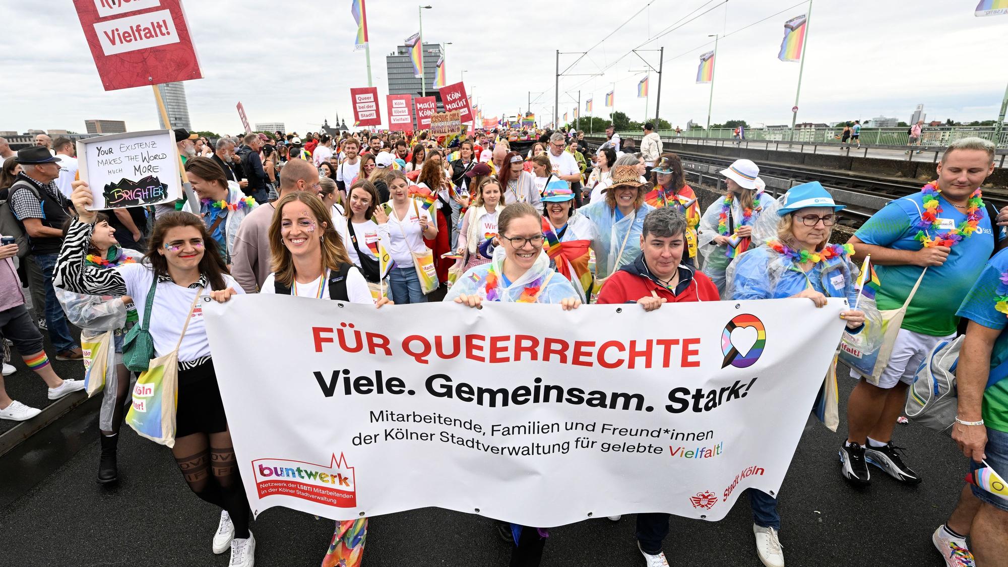 60.000 Menschen nahmen an der Demonstration teil.