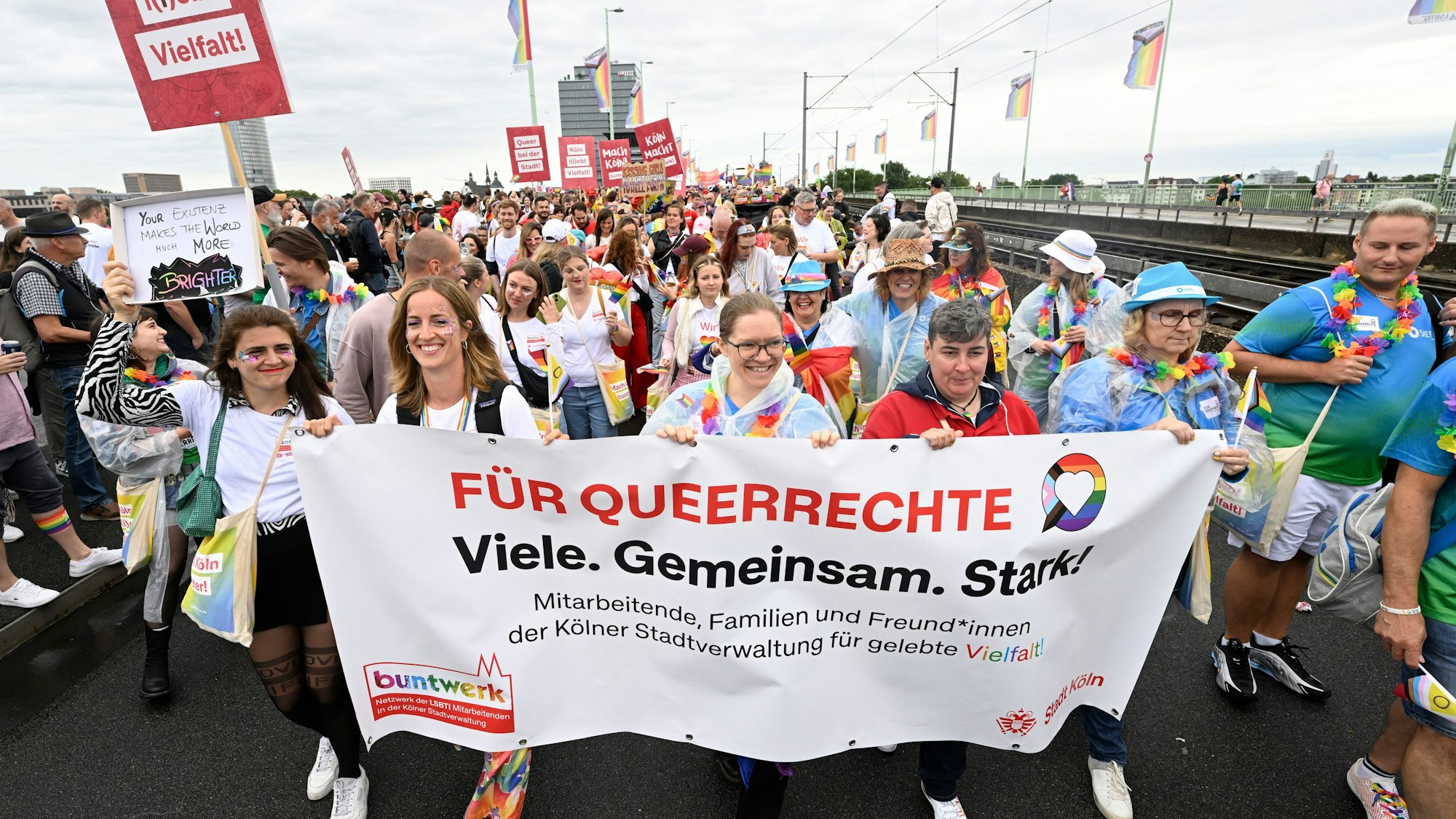 60.000 Menschen nahmen an der Demonstration teil.