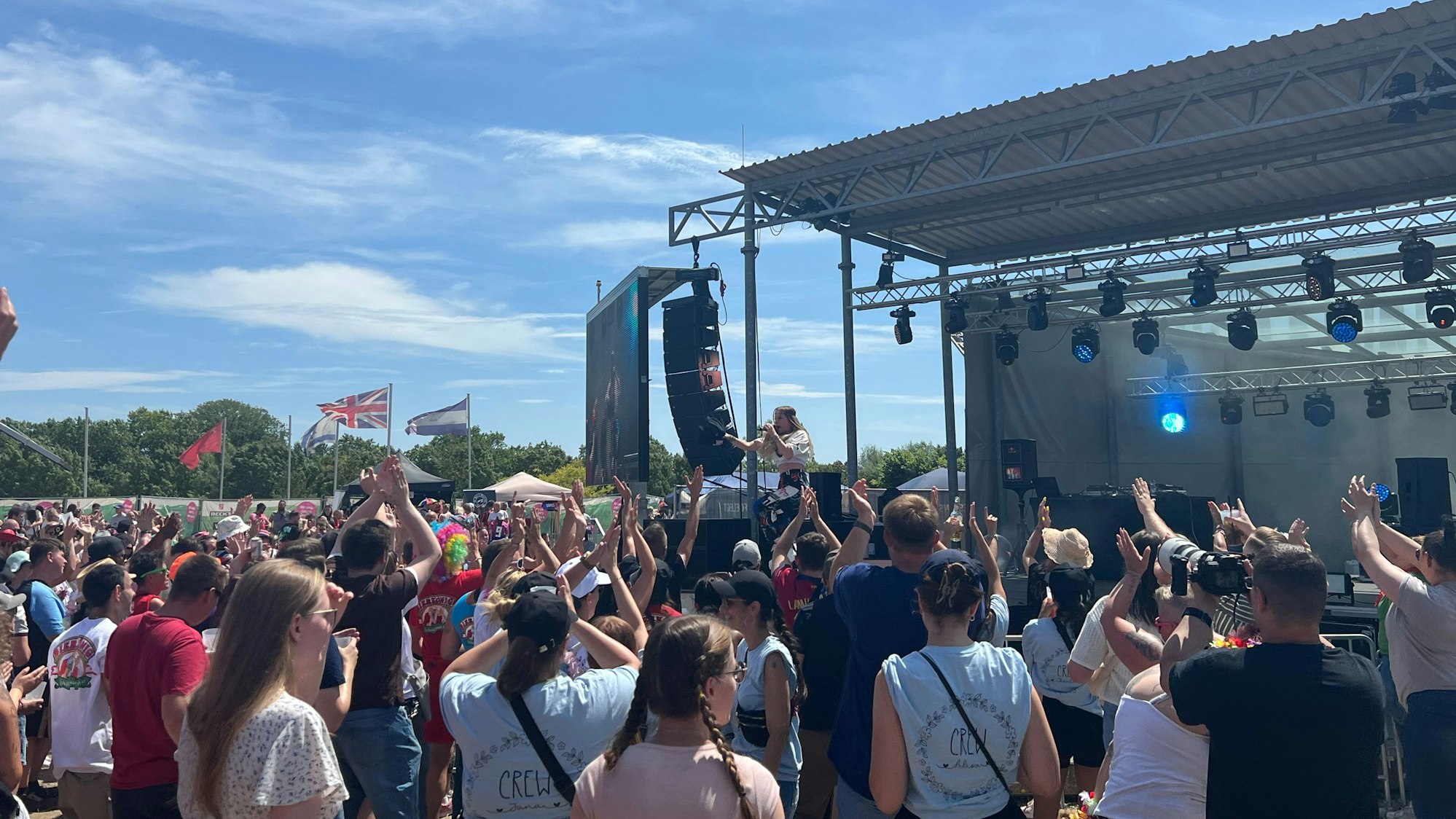 Sängerin Marry begeisterte auf der Bühne