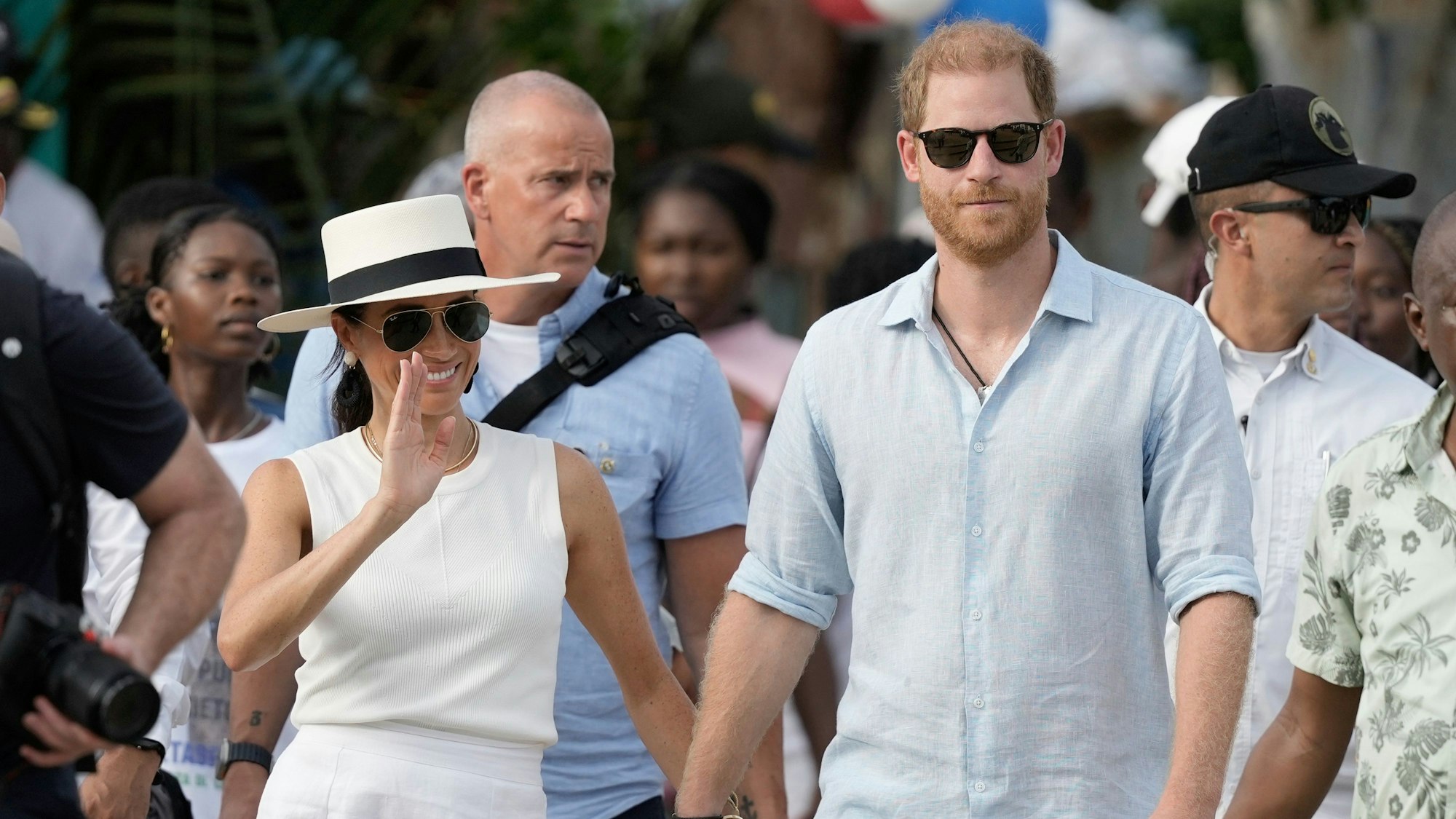 Stellenabbau: Prinz Harry und Meghan haben wegen Einsparungen, Personal gestrichen. (Archivbild)