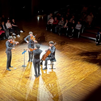 Ein Höhepunkt des „Start“-Festivals war der Auftritt des Vision String Quartets.