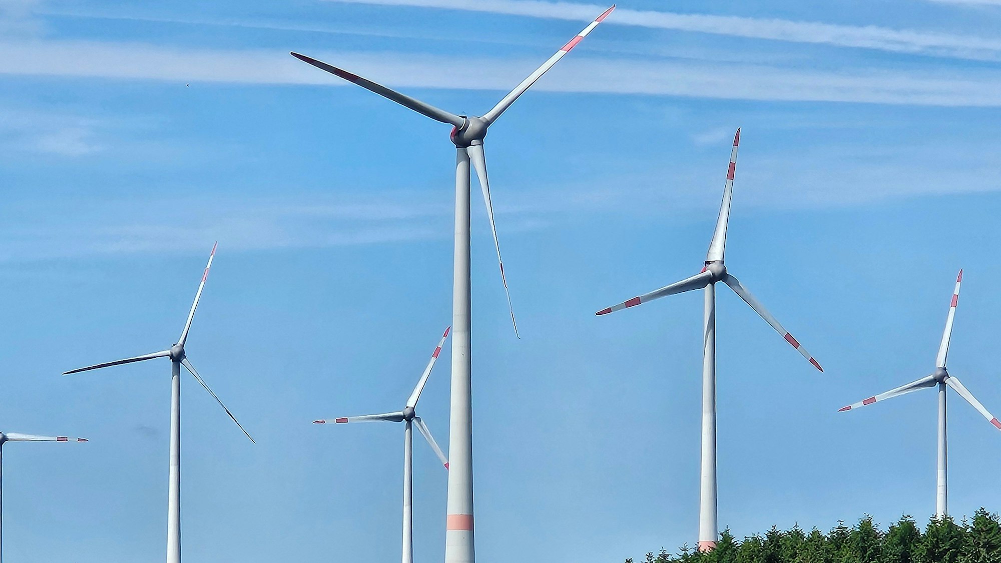 Symbolbild: Windräder in Schöneseiffen.