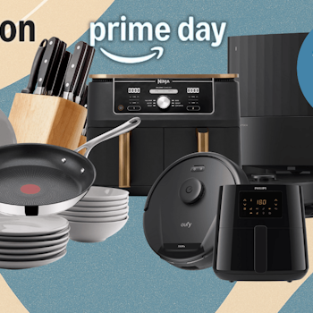 Darstellung verschiedener Produkte aus der Kategorie Küche und Haushalt sind vor einem Hintergrund angeordnet.