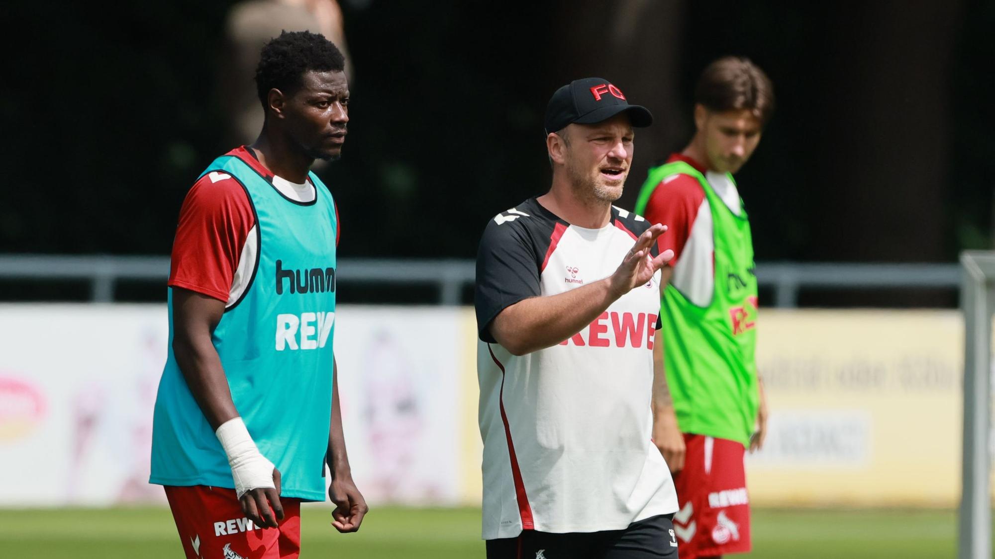 1. FC Köln, Trainingsauftakt, Lukas Kwasniok (1. FC Köln), 07.07.2025, Bild: Herbert Bucco