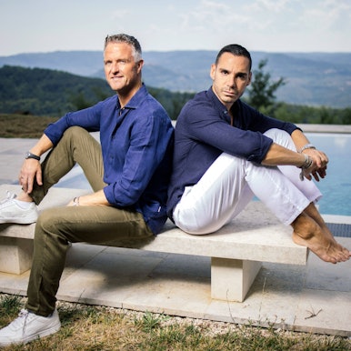 Ralf Schumacher und sein Partner Etienne Bousquet-Cassagne.